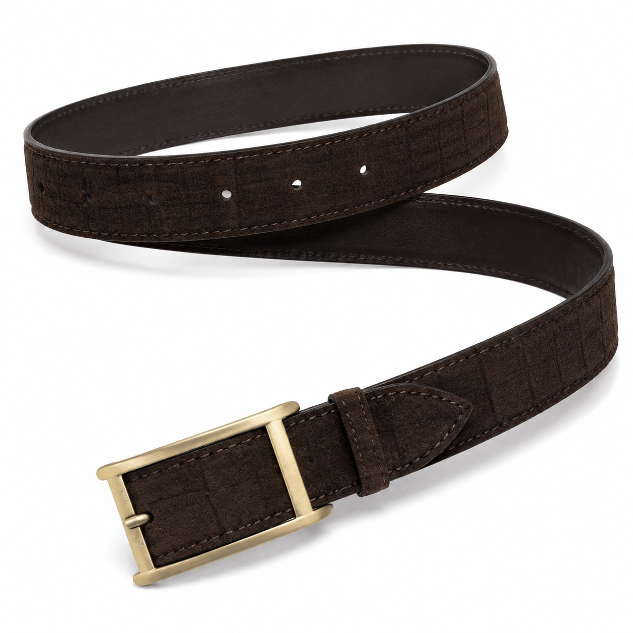 Athena Belt- Kahverengi  süet