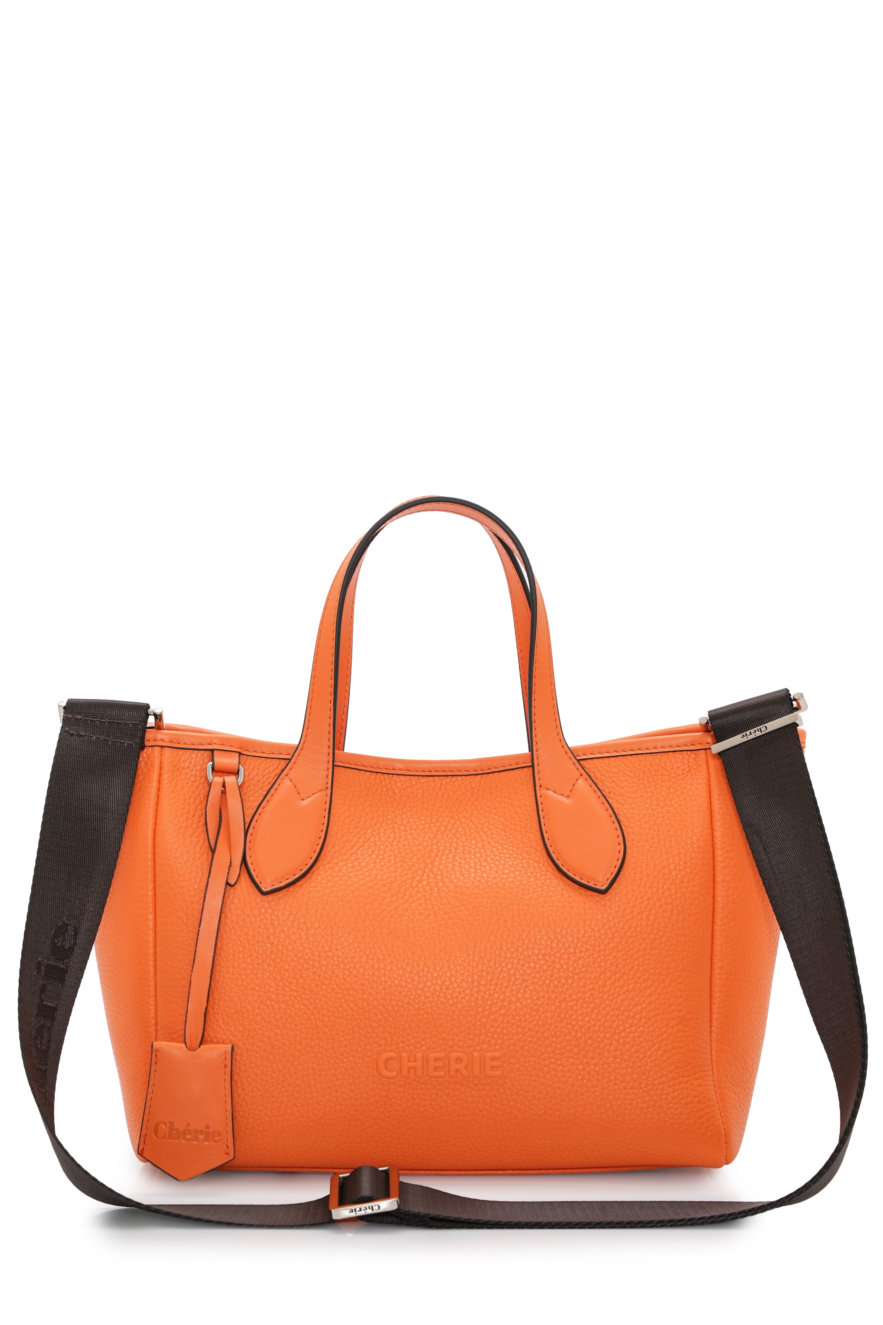 Rachel  Orange  Leather