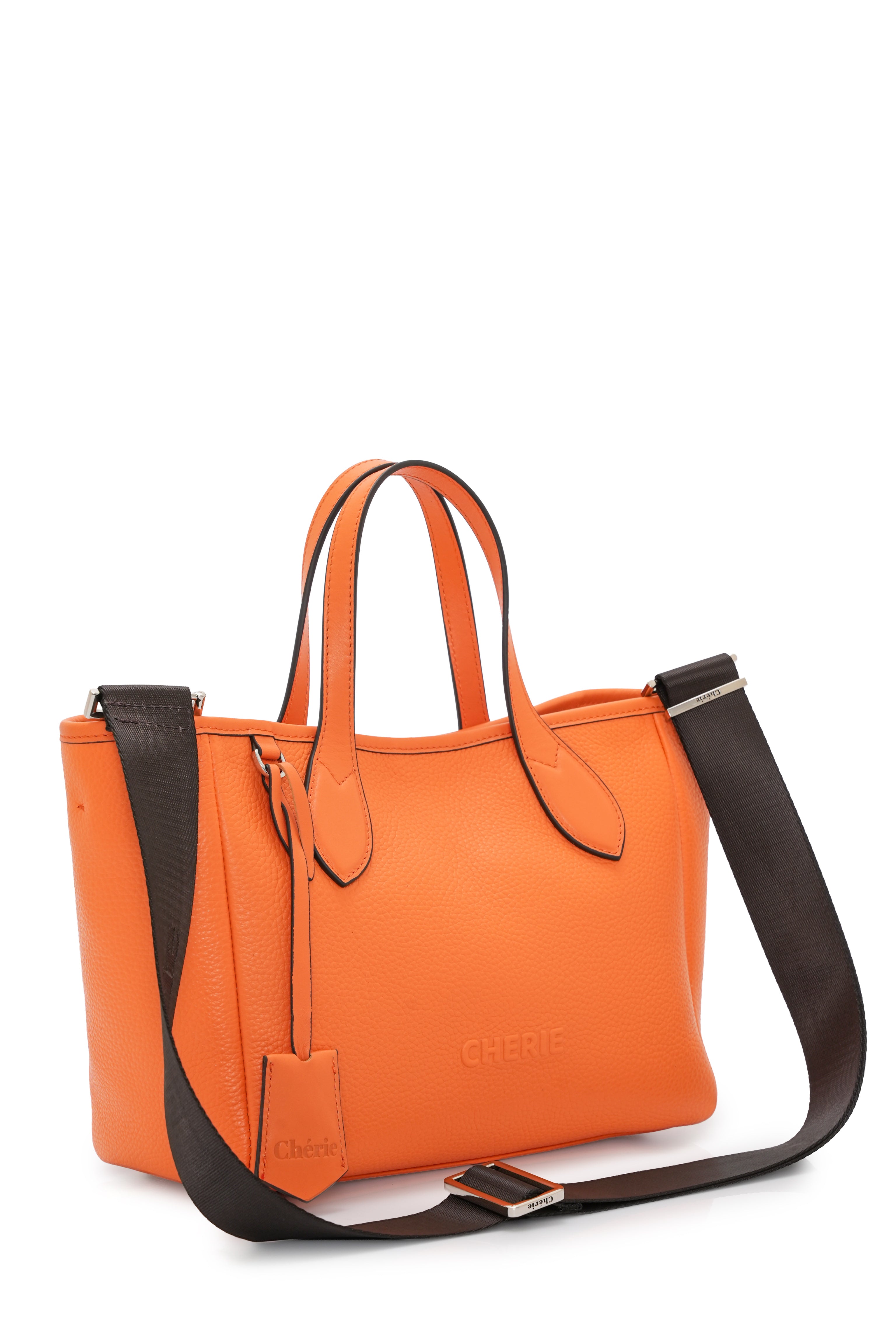 Rachel  Orange  Leather