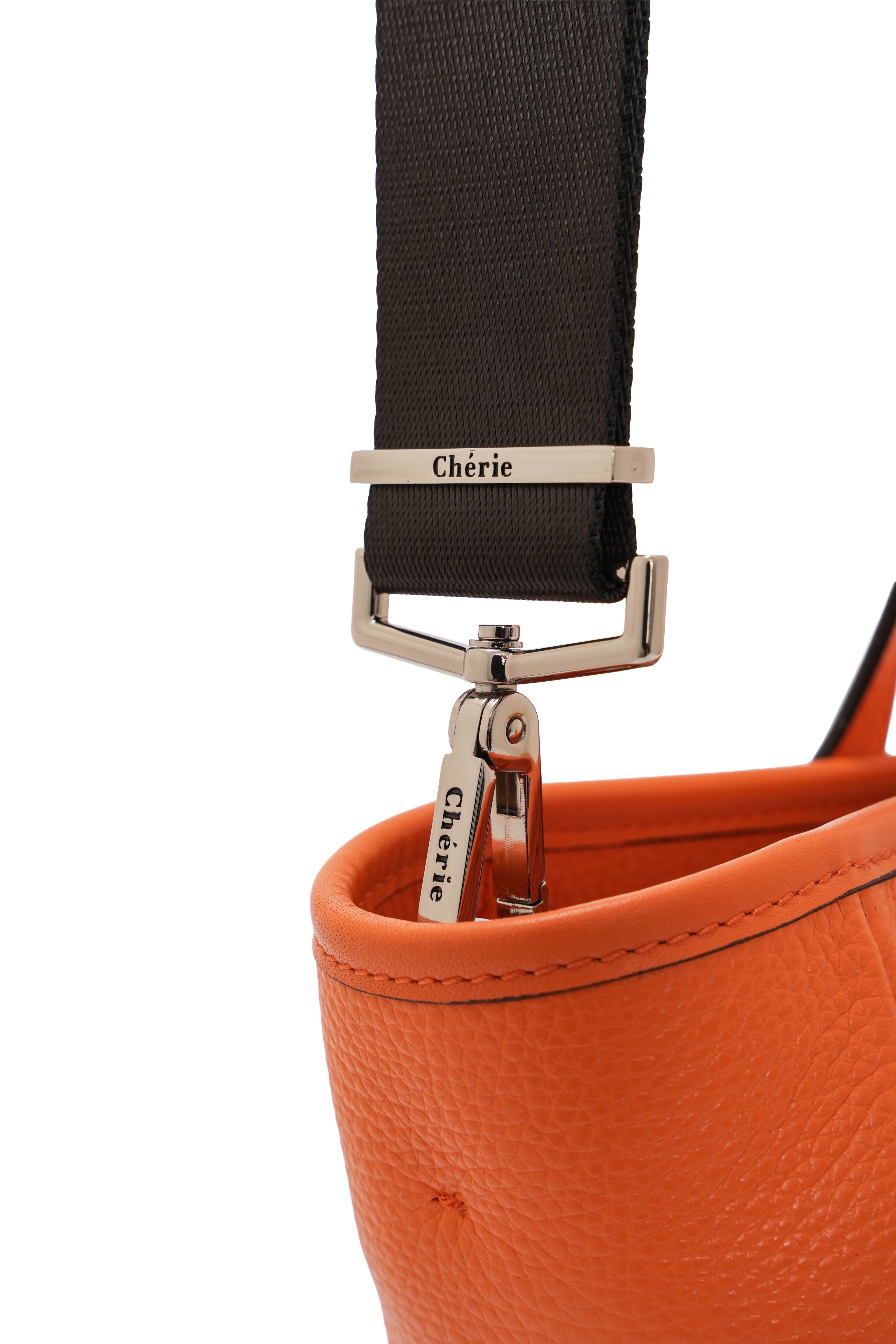 Rachel  Orange  Leather