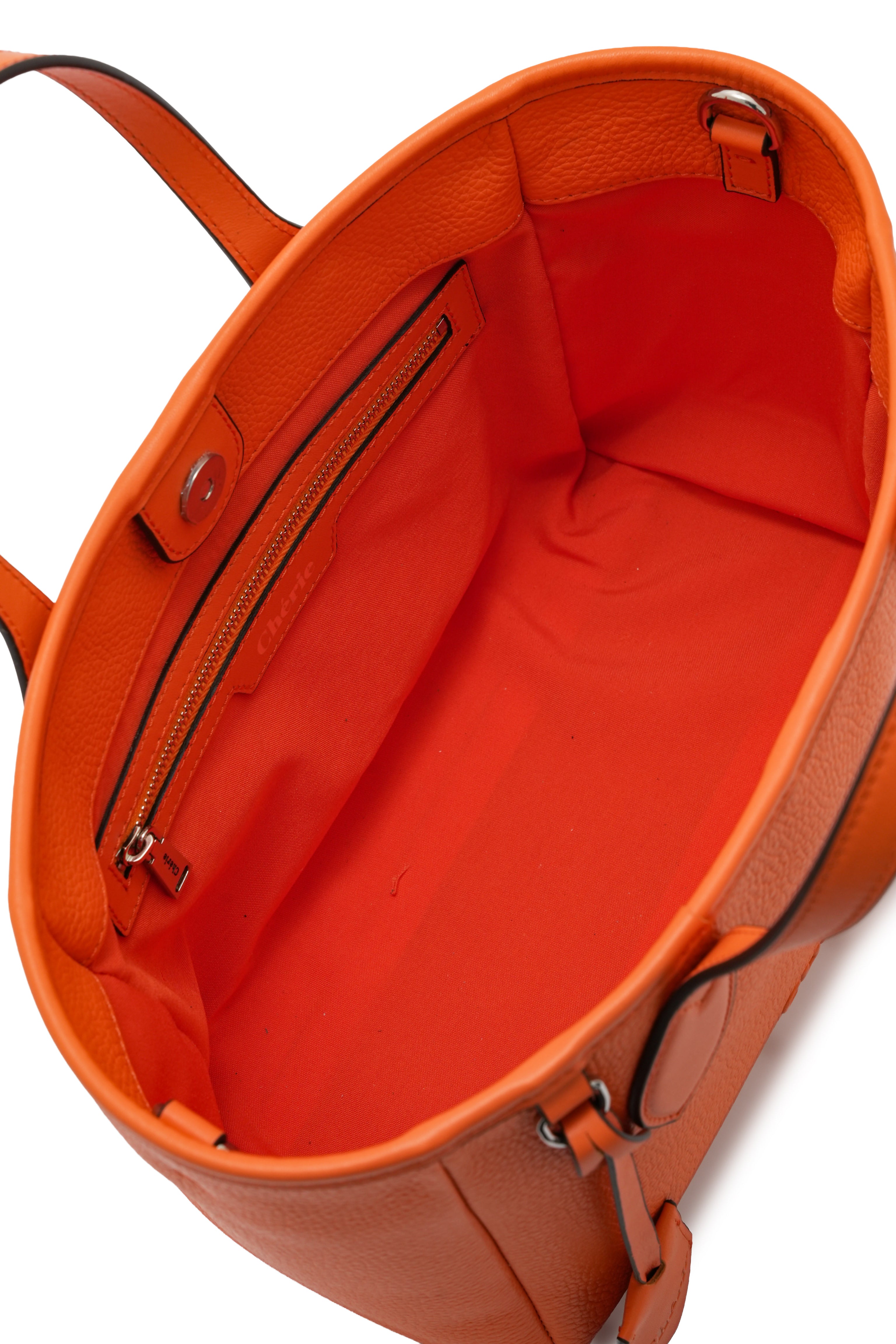 Rachel  Orange  Leather