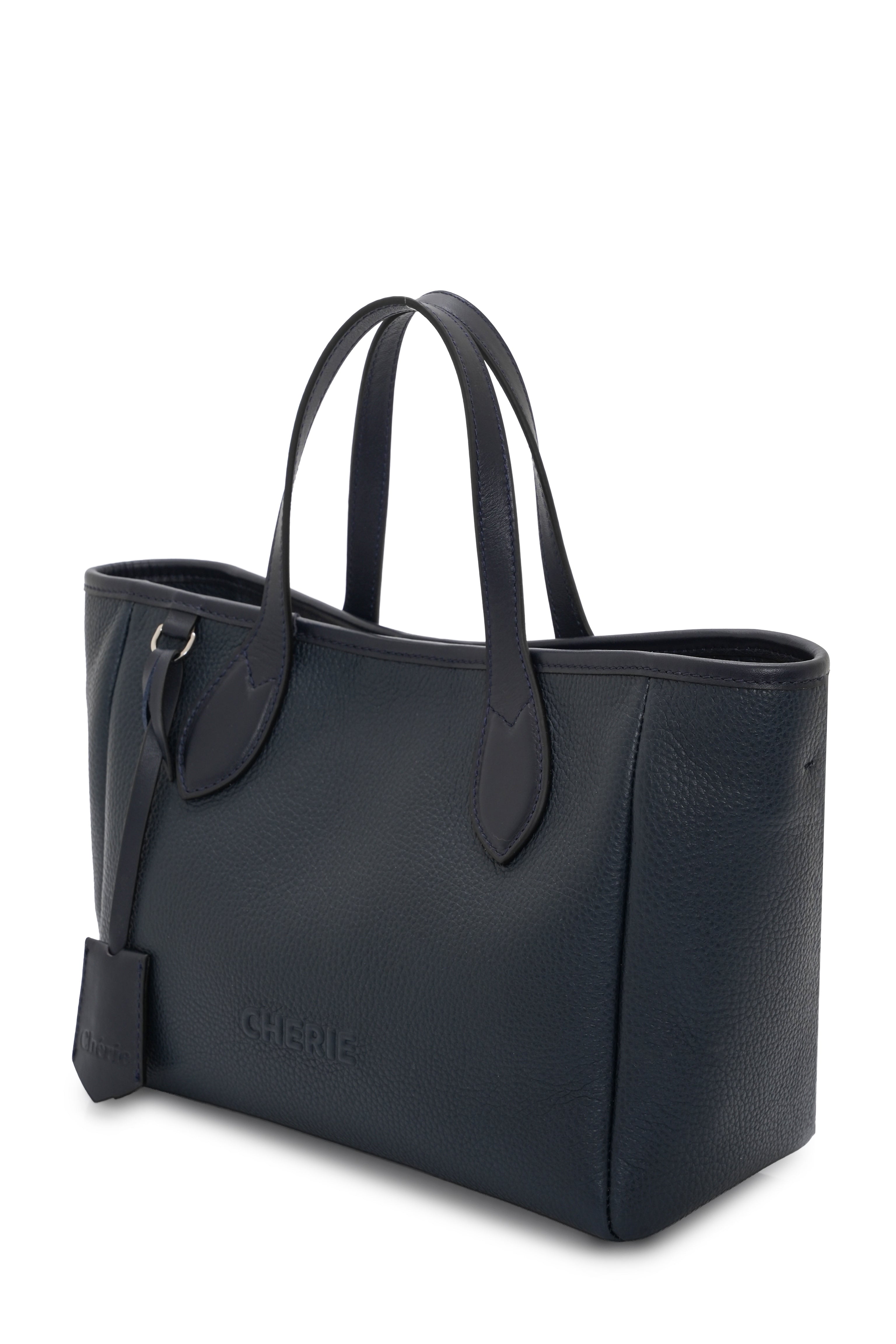 Rachel  Navy Blue Leather