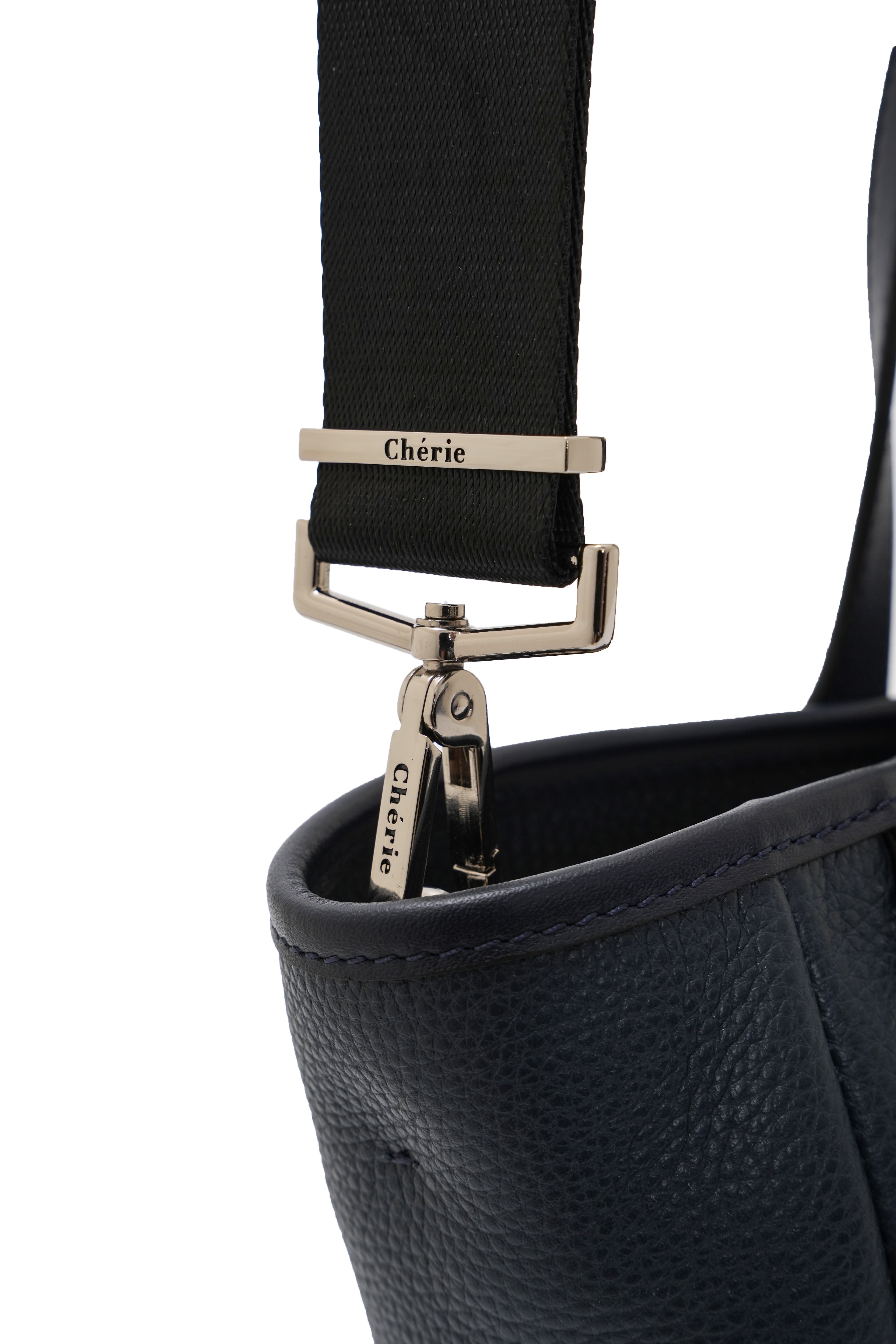Rachel  Navy Blue Leather