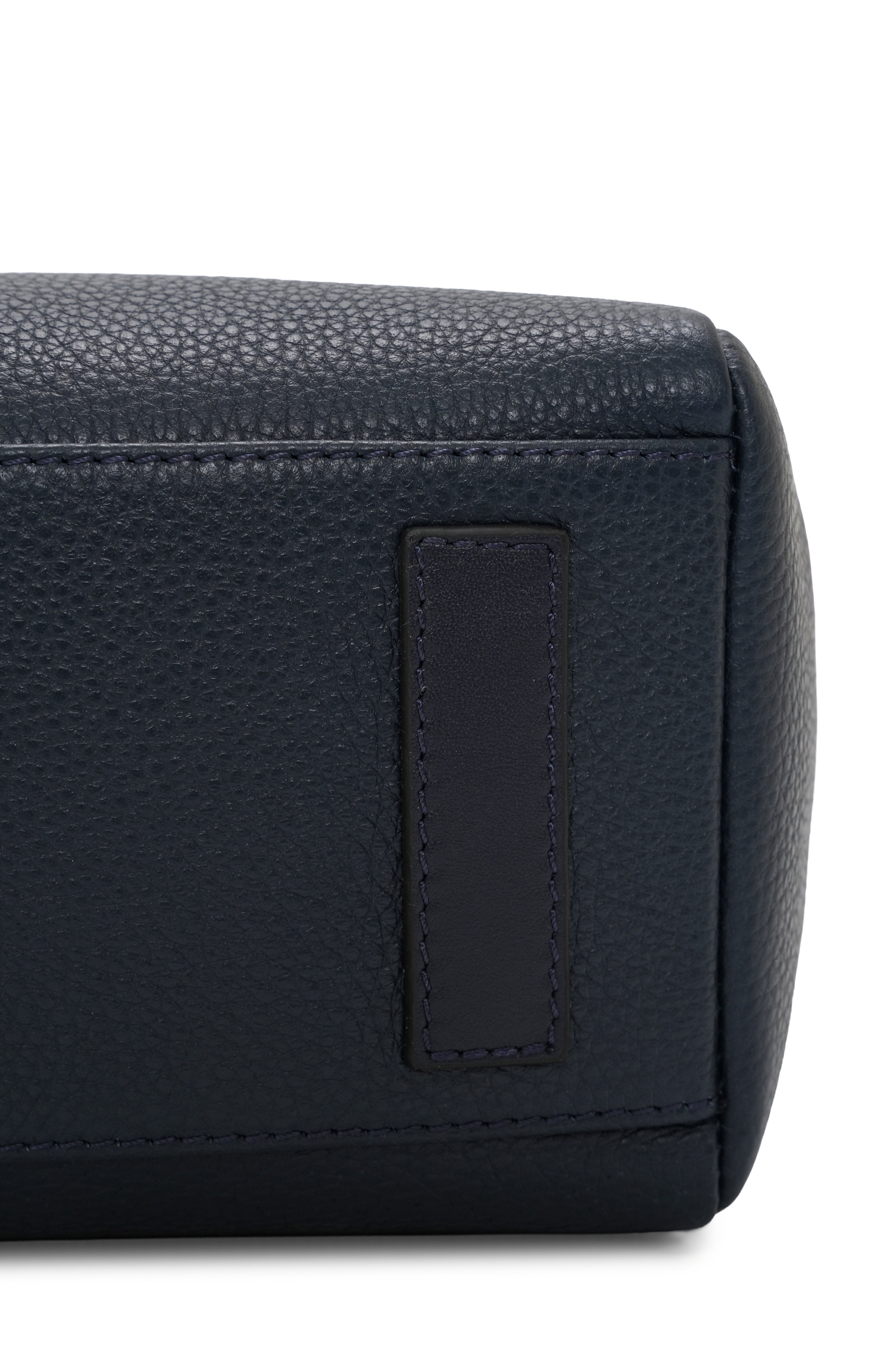 Rachel  Navy Blue Leather