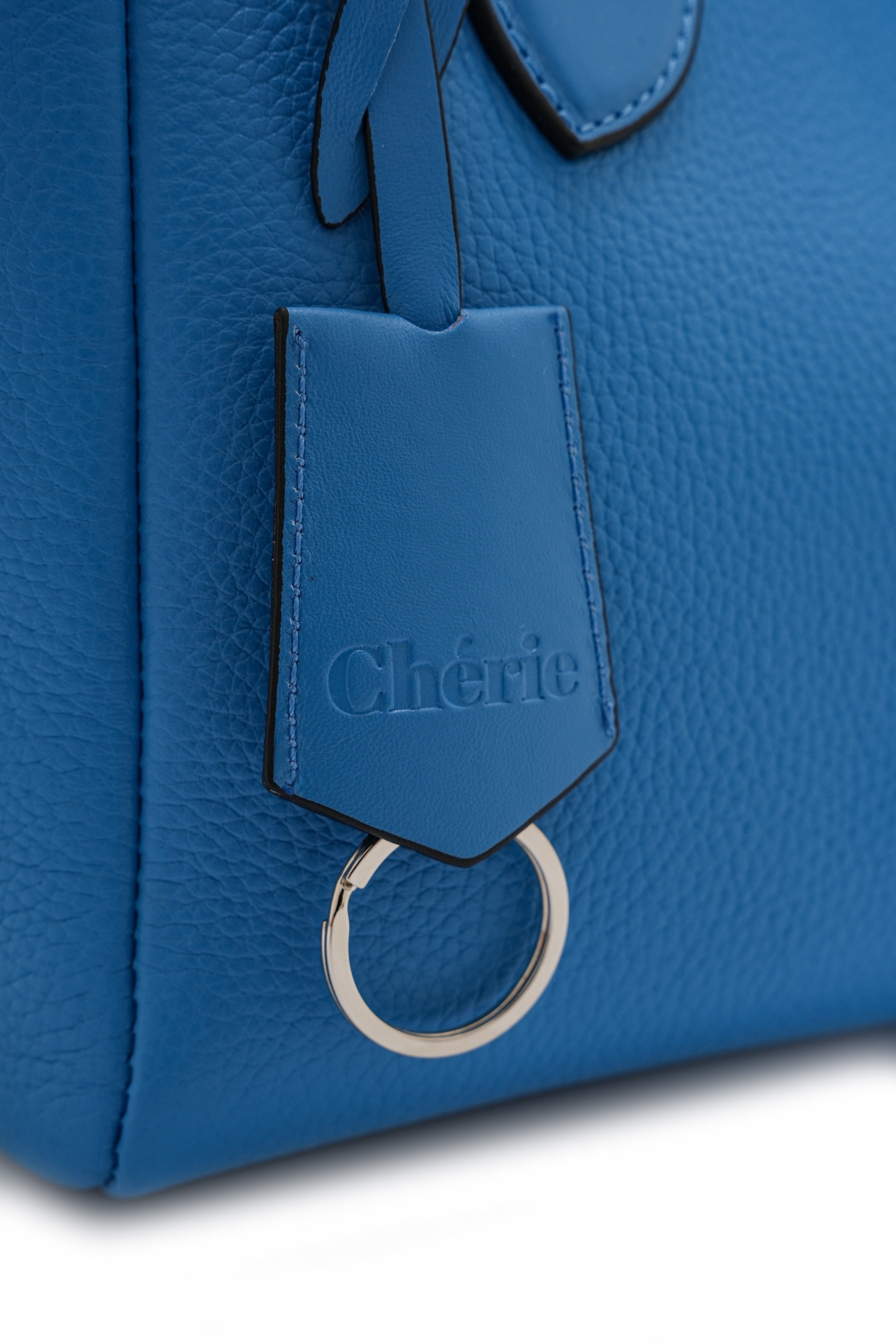 Rachel  Blue Leather