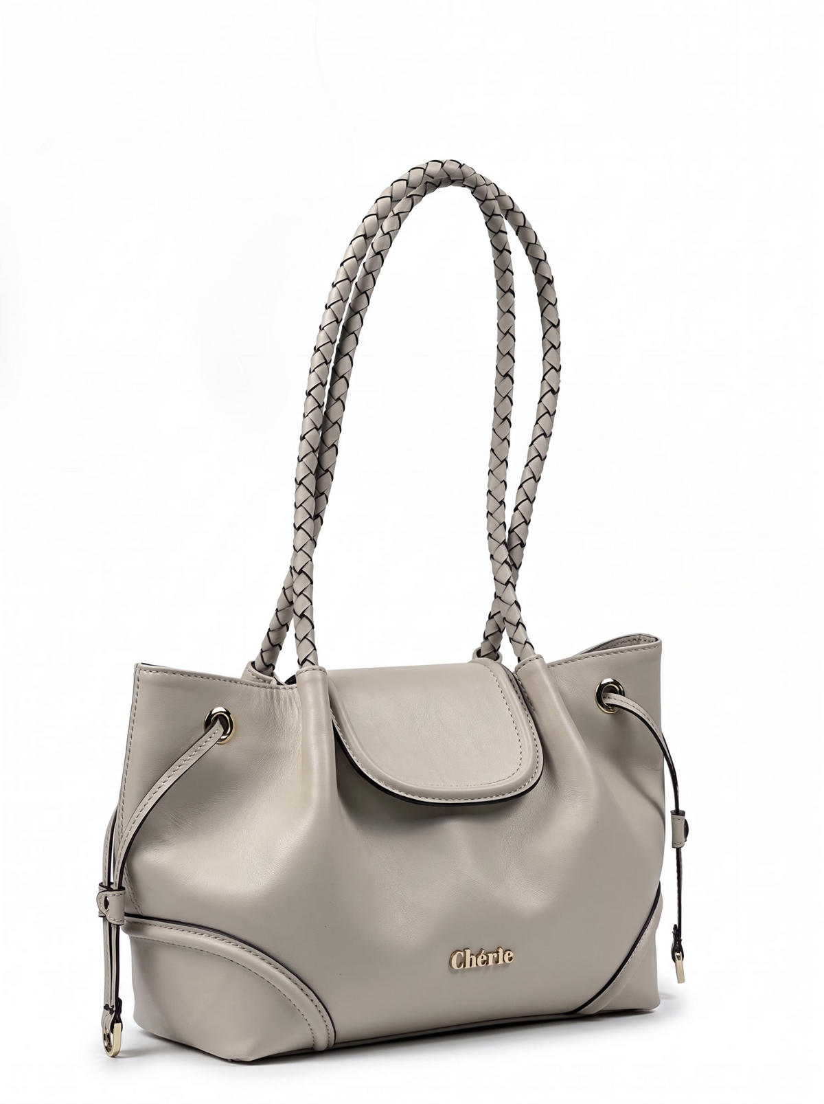 BLAIR Beige Floter Leather çanta