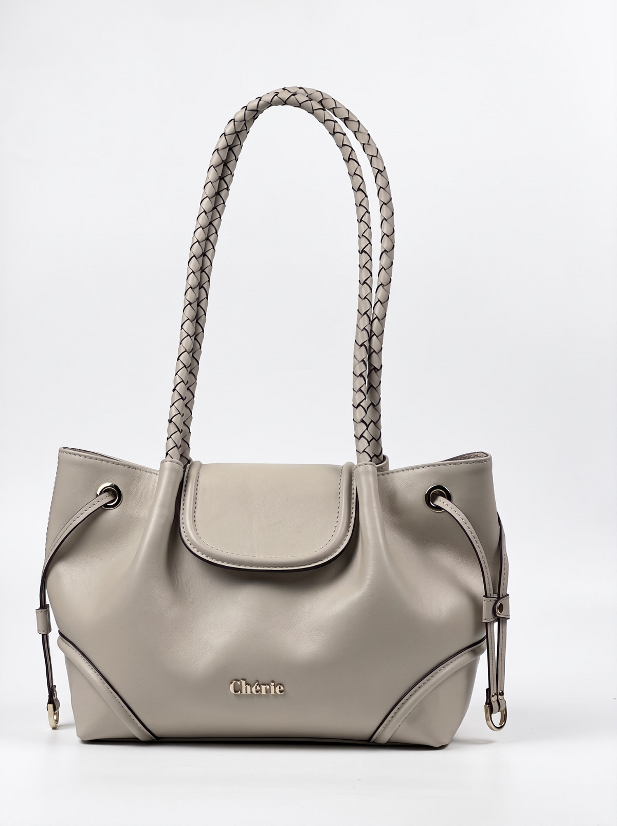 BLAIR Beige Floter Leather çanta