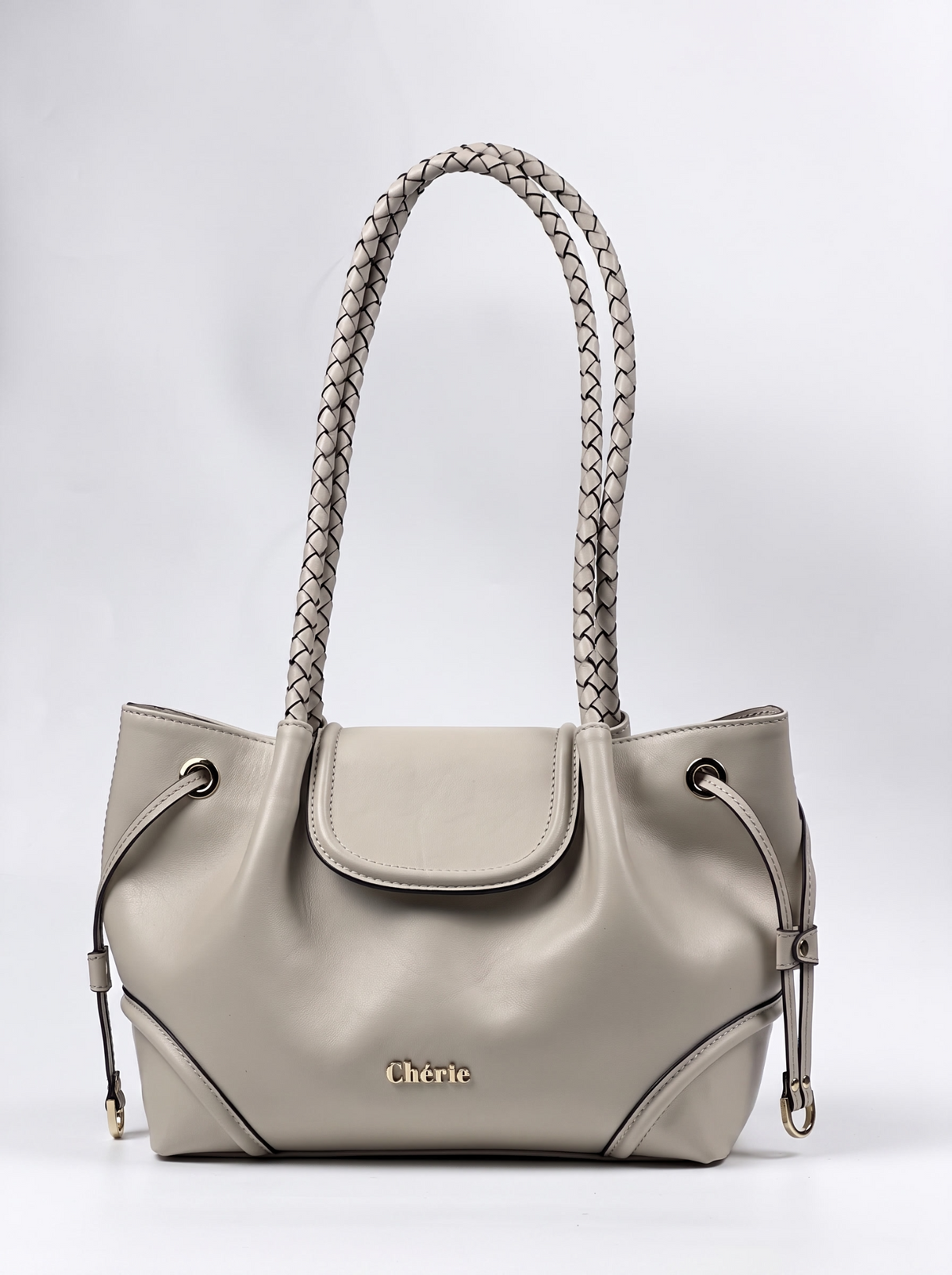 BLAIR Beige Floter Leather çanta