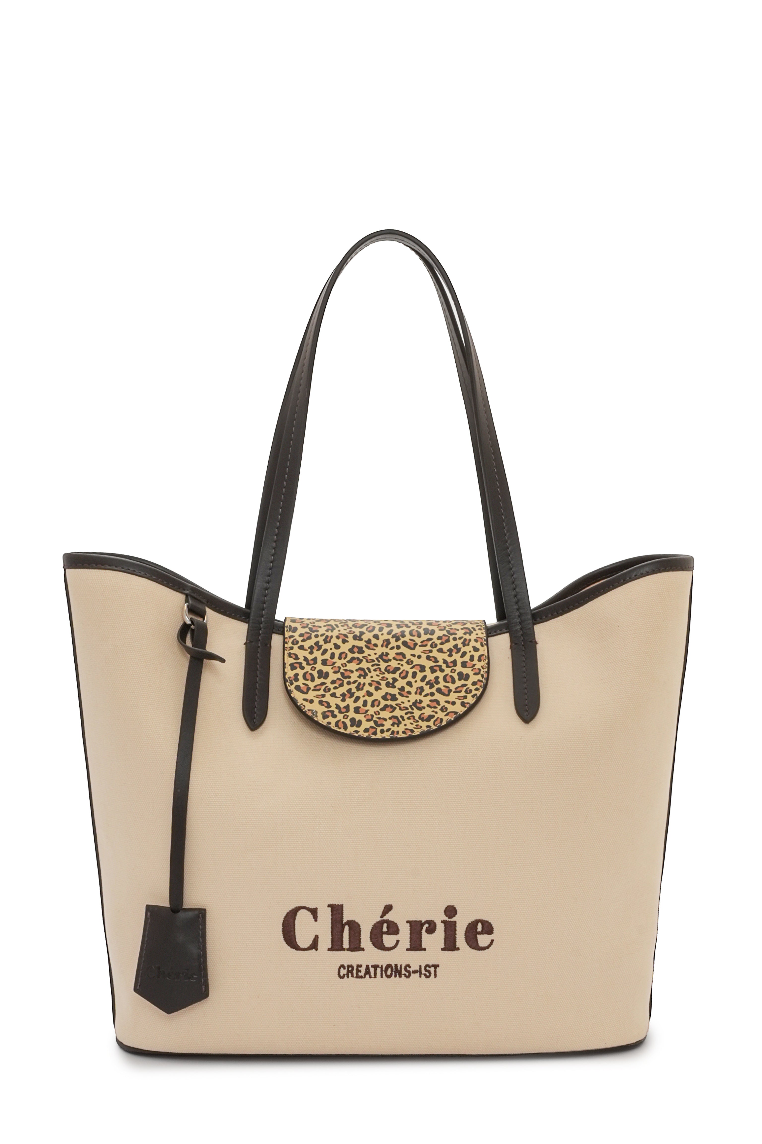 Cosmo Canvas  Beige-Leopard