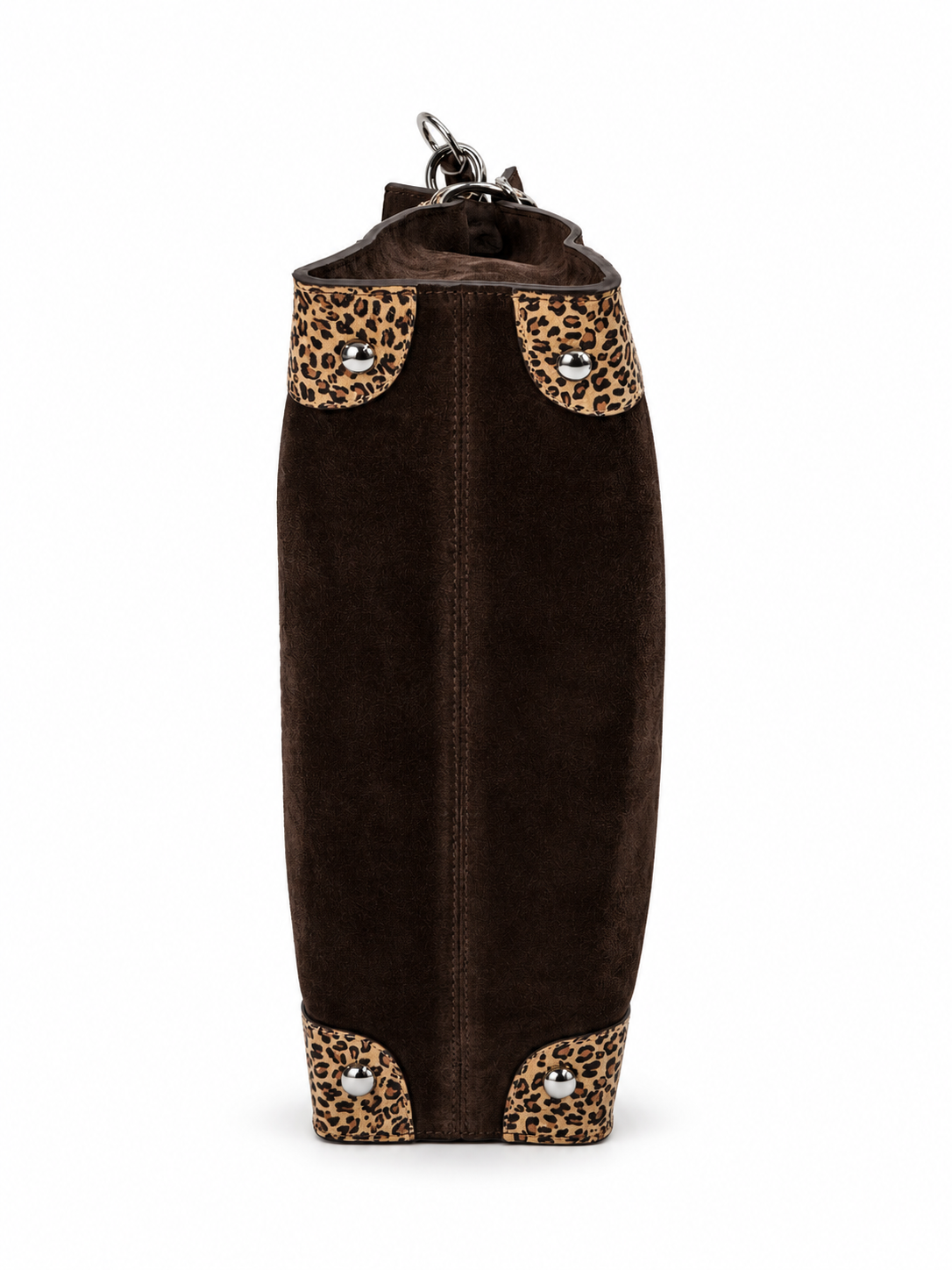 Trapper brown suede - leopard