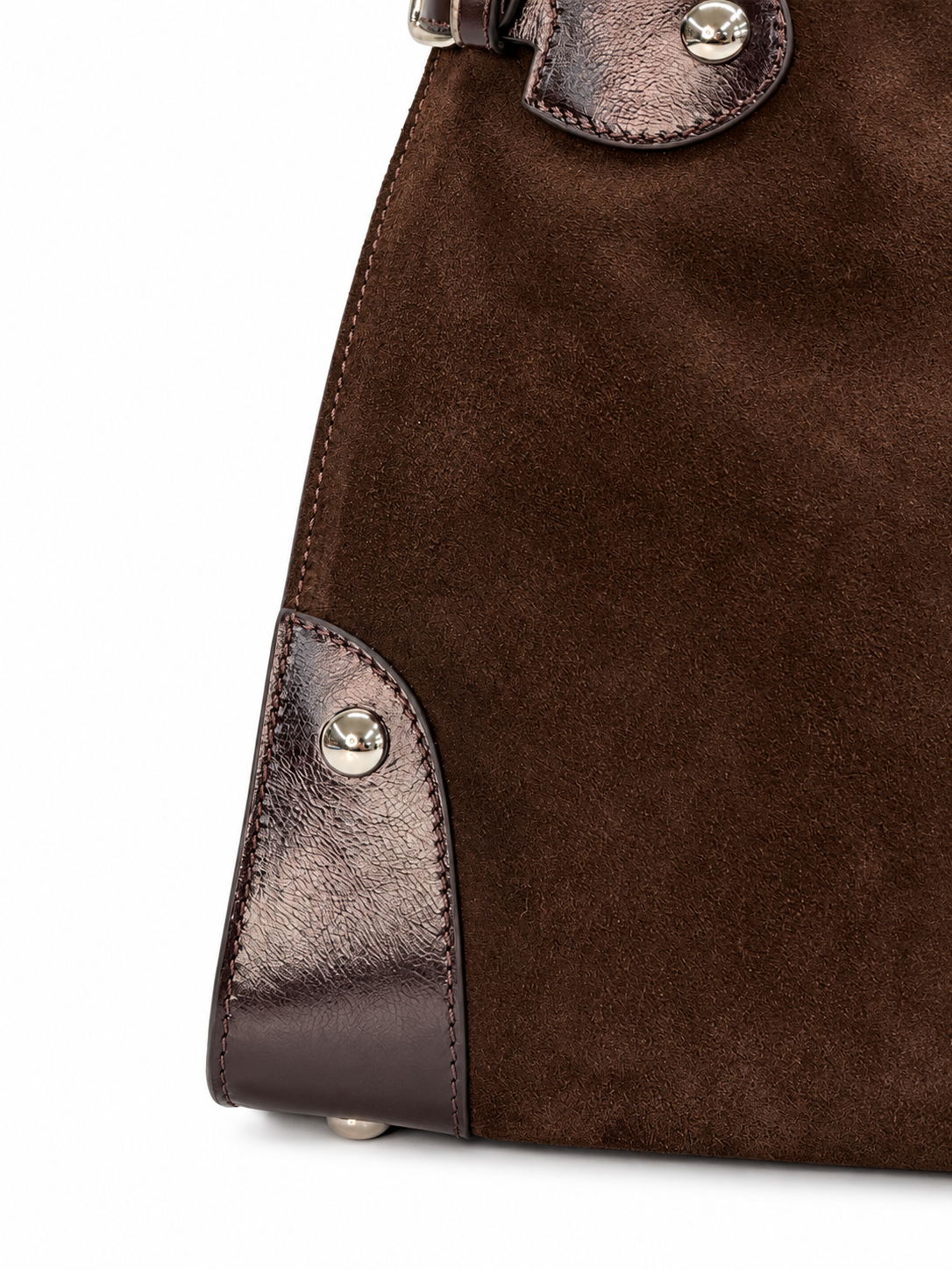 Trapper brown suede