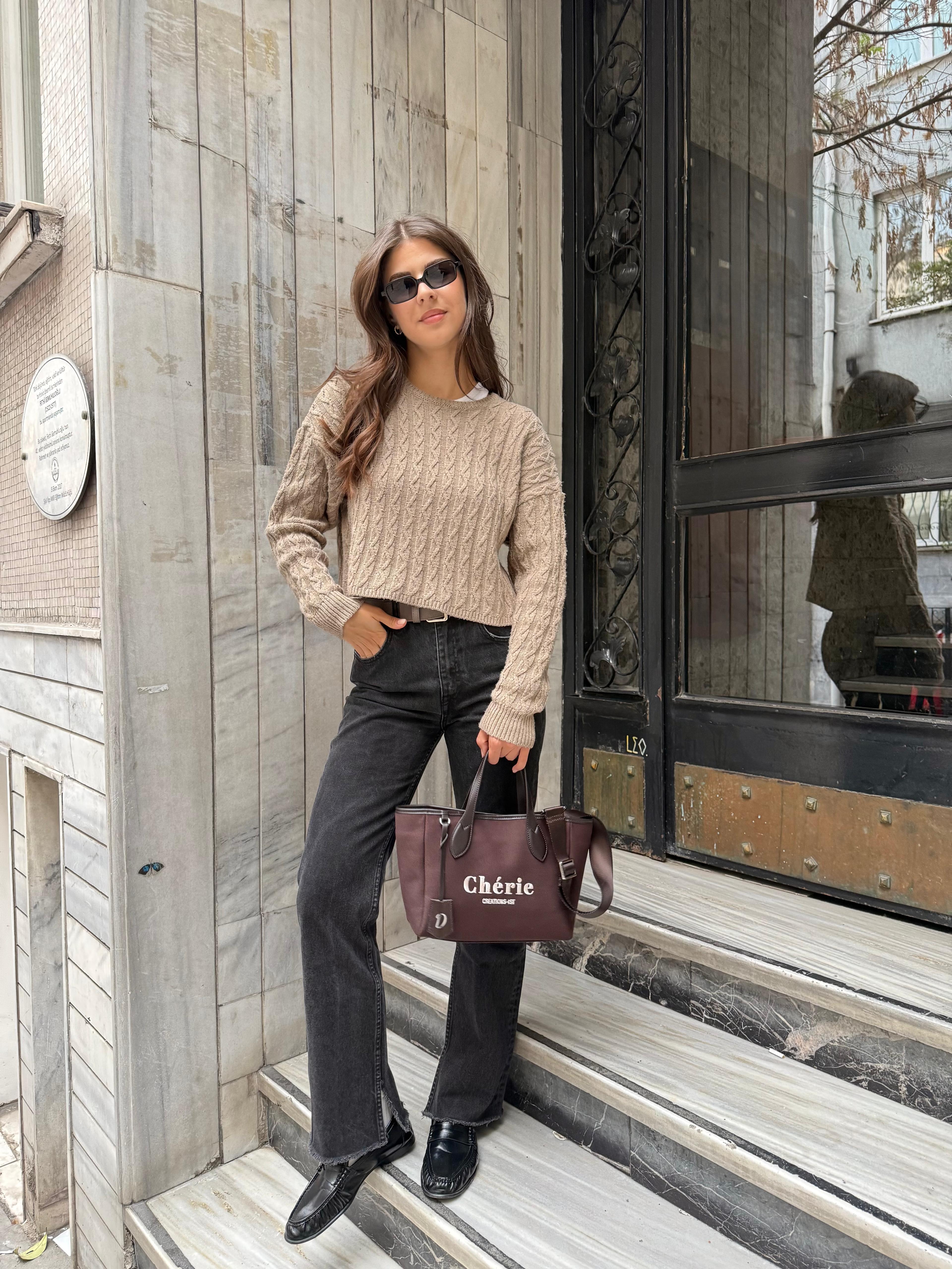 Rachel Canvas Medium  brown