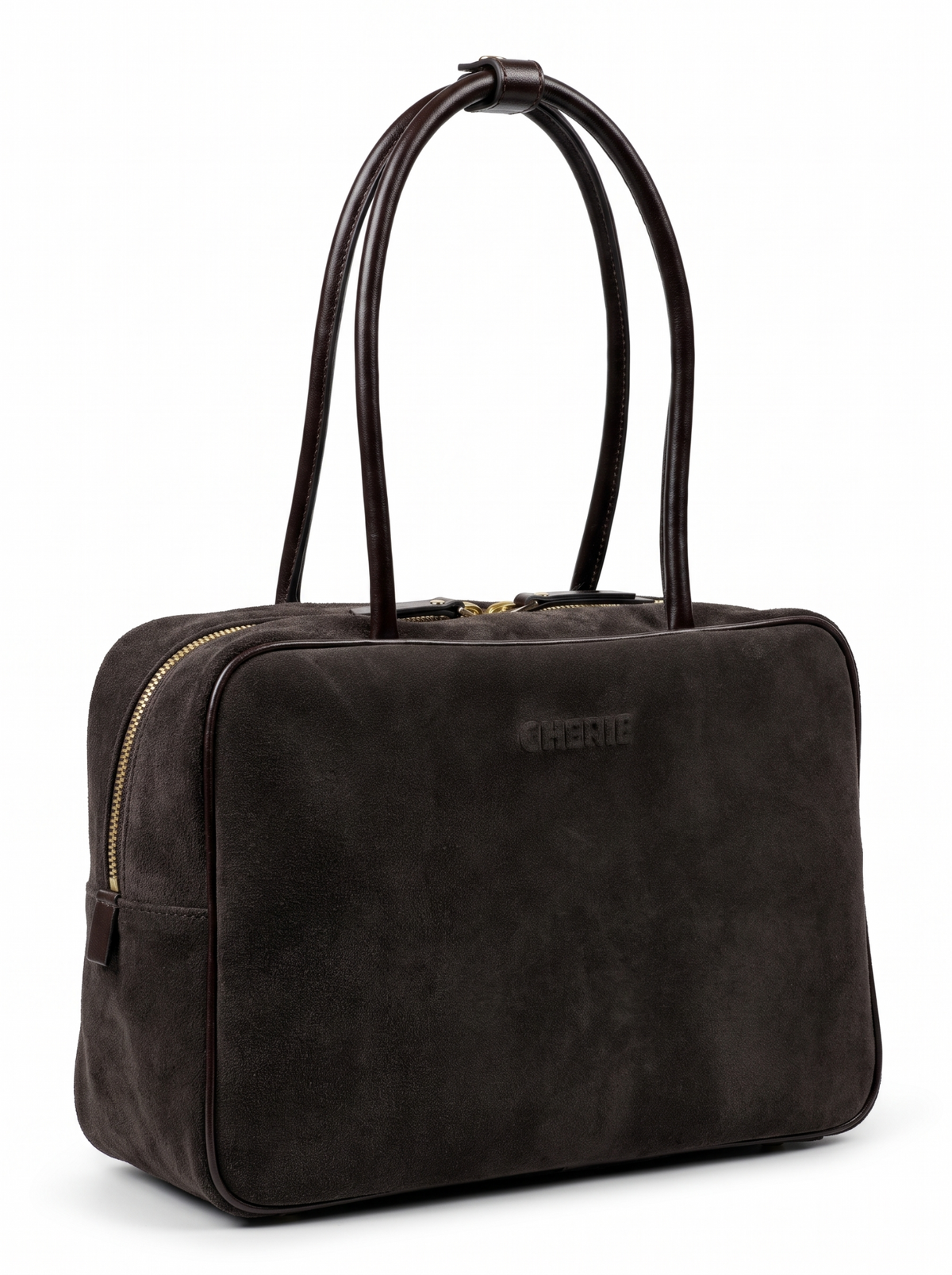 JUDY Brown Suede çanta