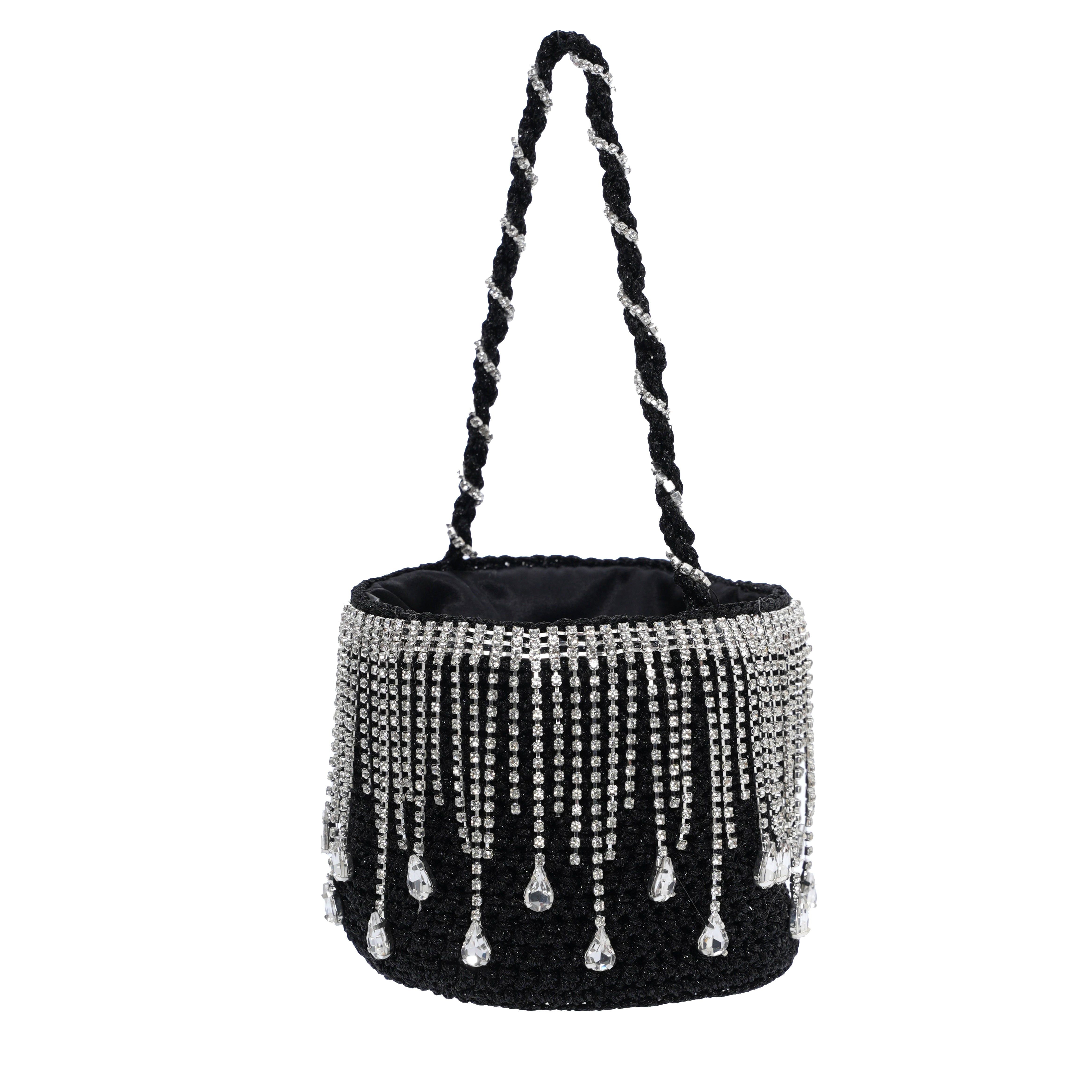 EMILY BAG IN BLACK/SILVER