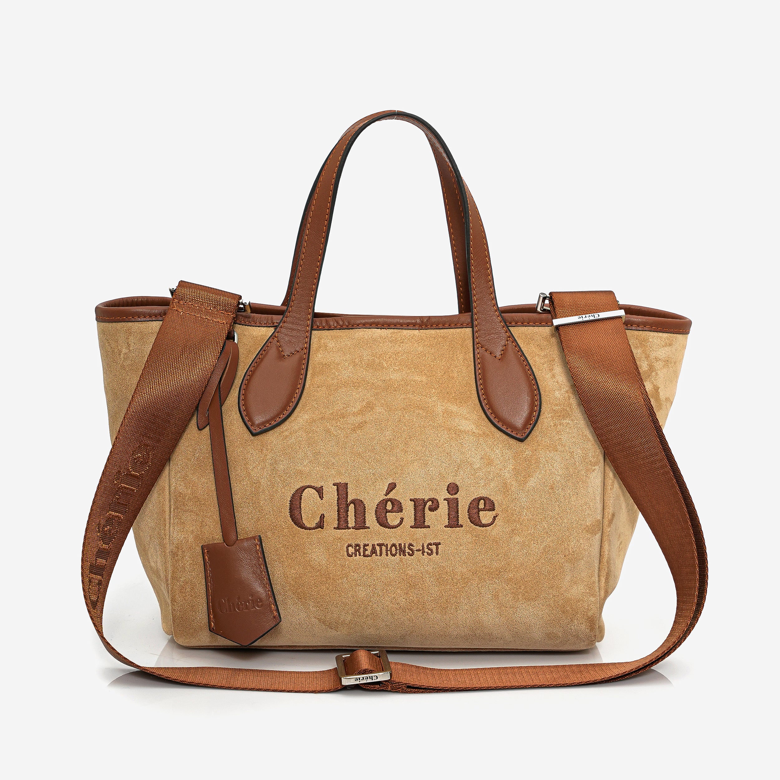 Rachel Mink Suede/Tan leather