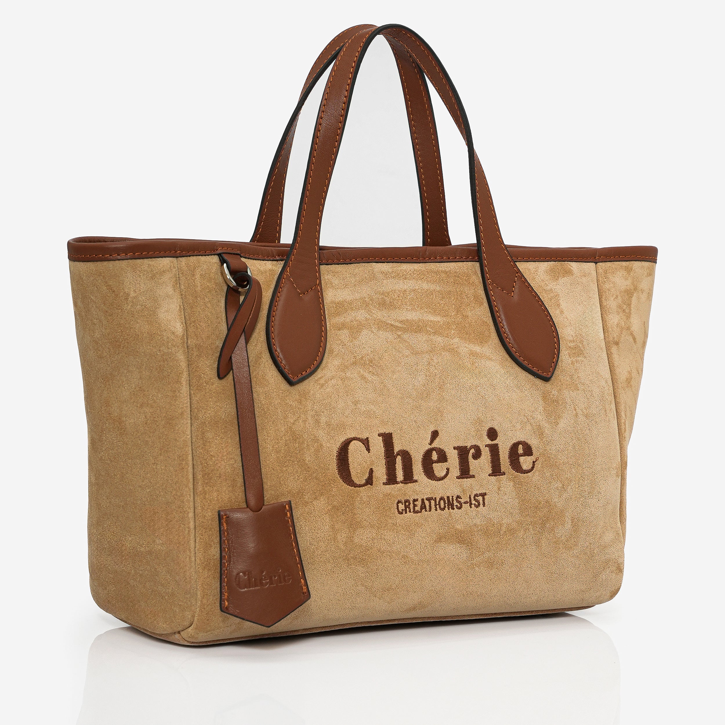 Rachel Mink Suede/Tan leather