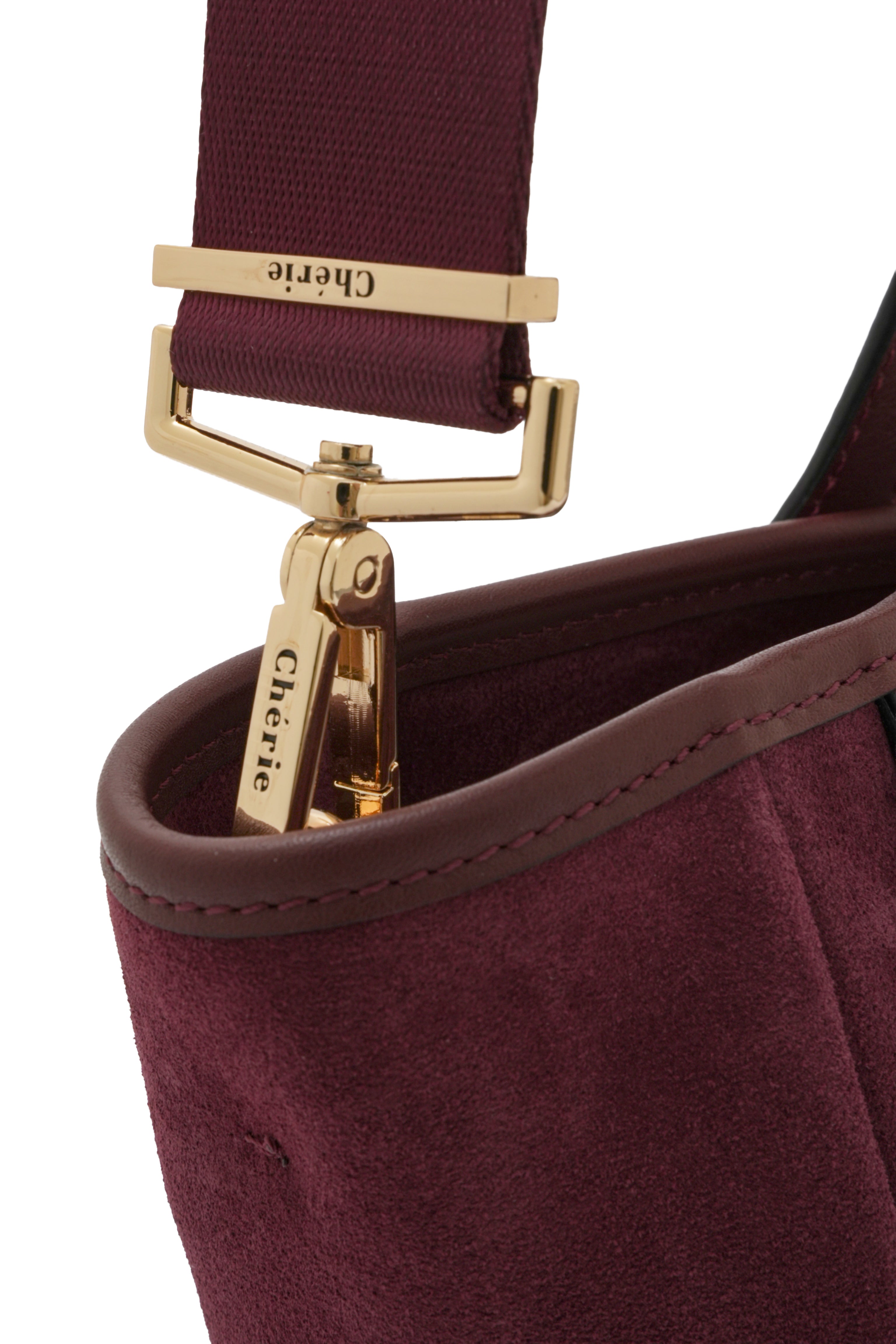 Rachel Burgundy Suede