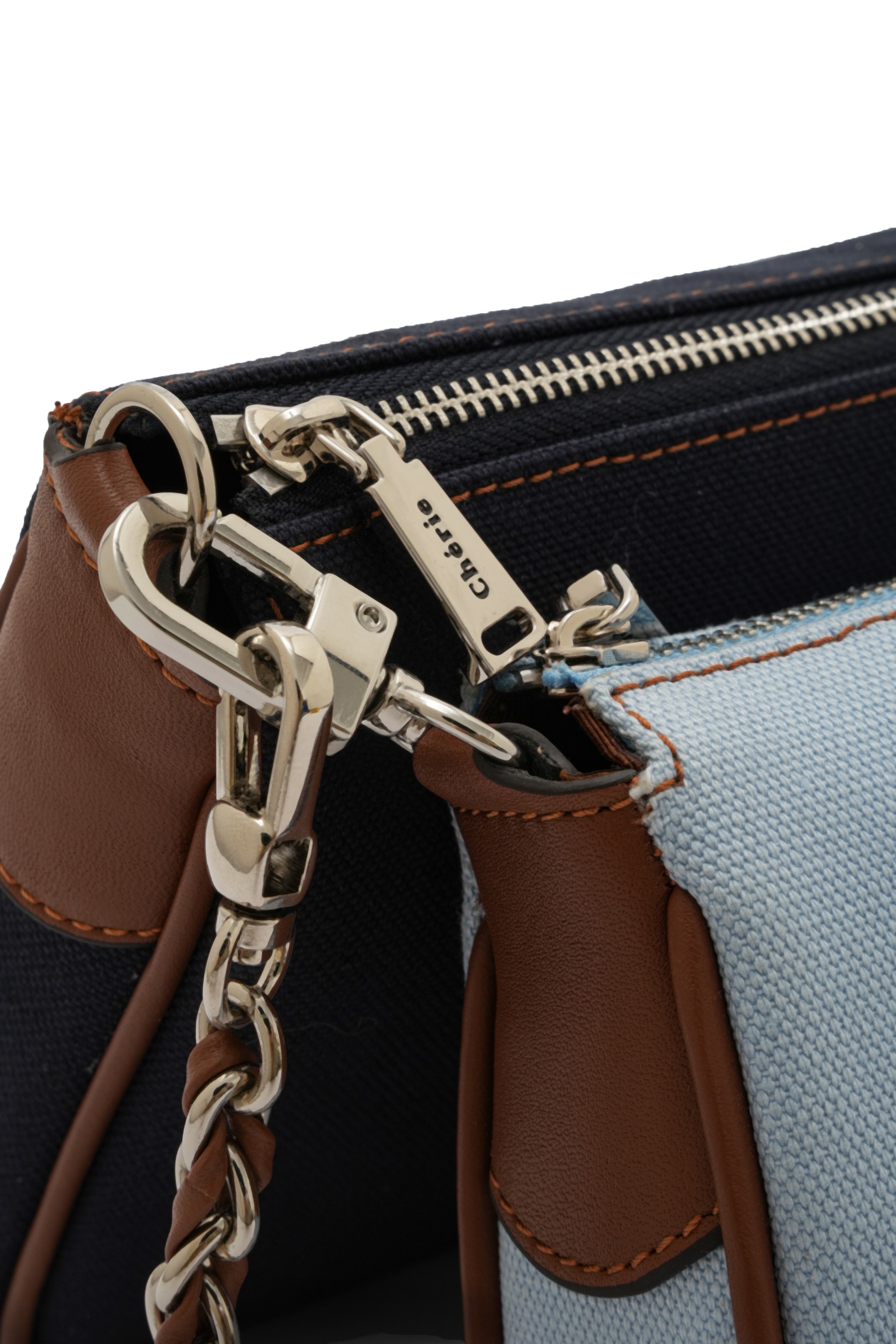 Lovita Canvas baby blue and  navy blue