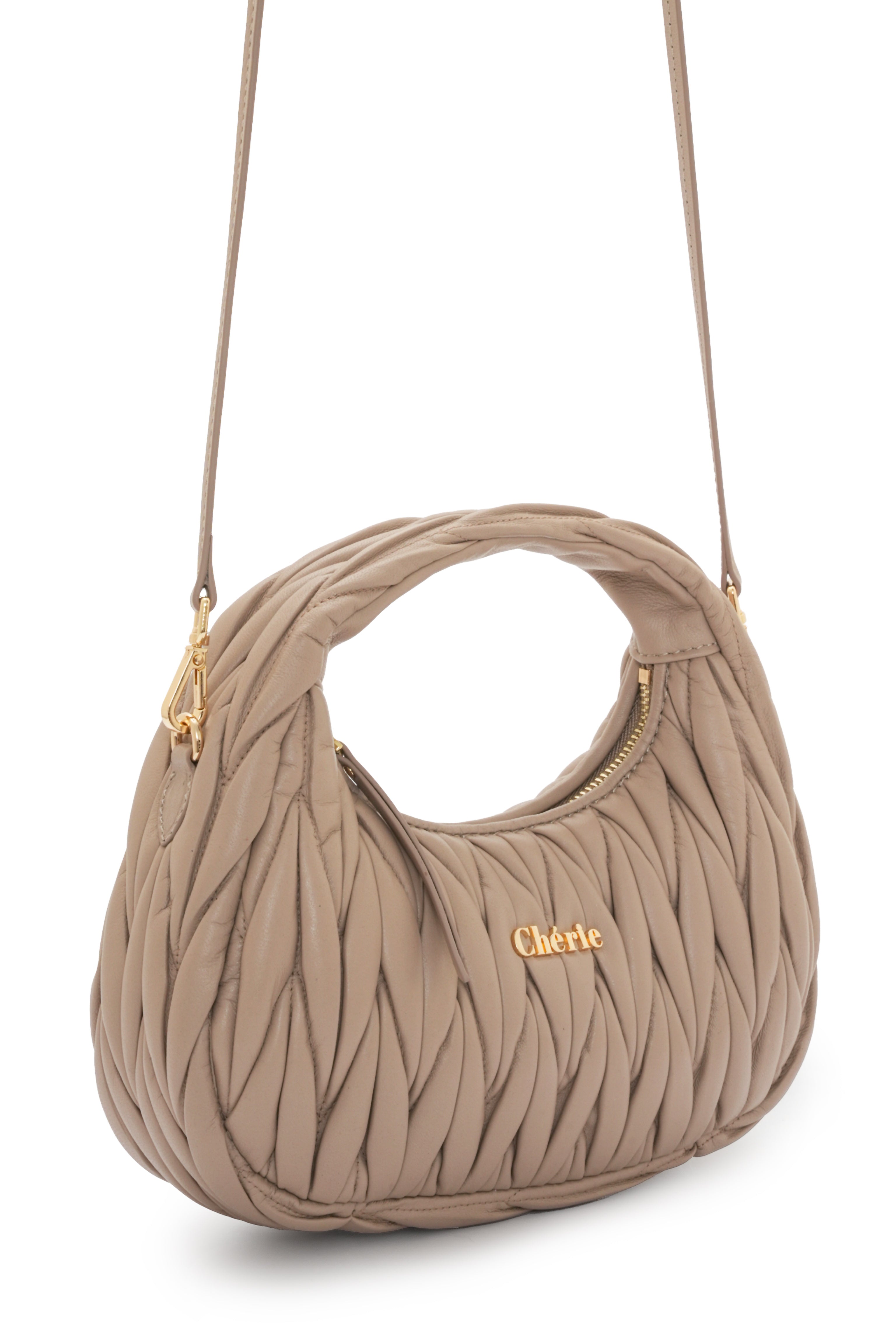 Phoebe leather taupe