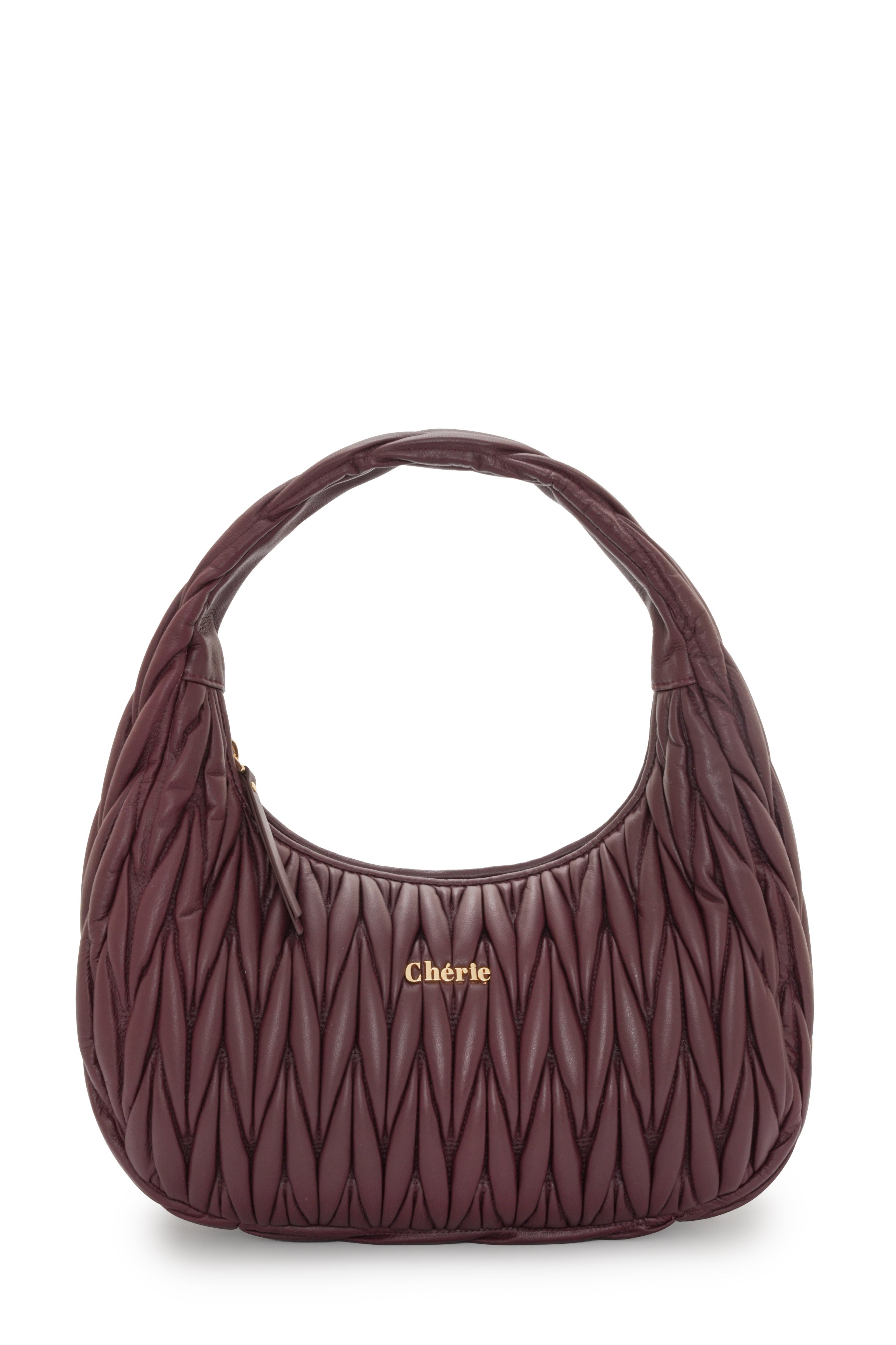 Phoebe leather large burgundy