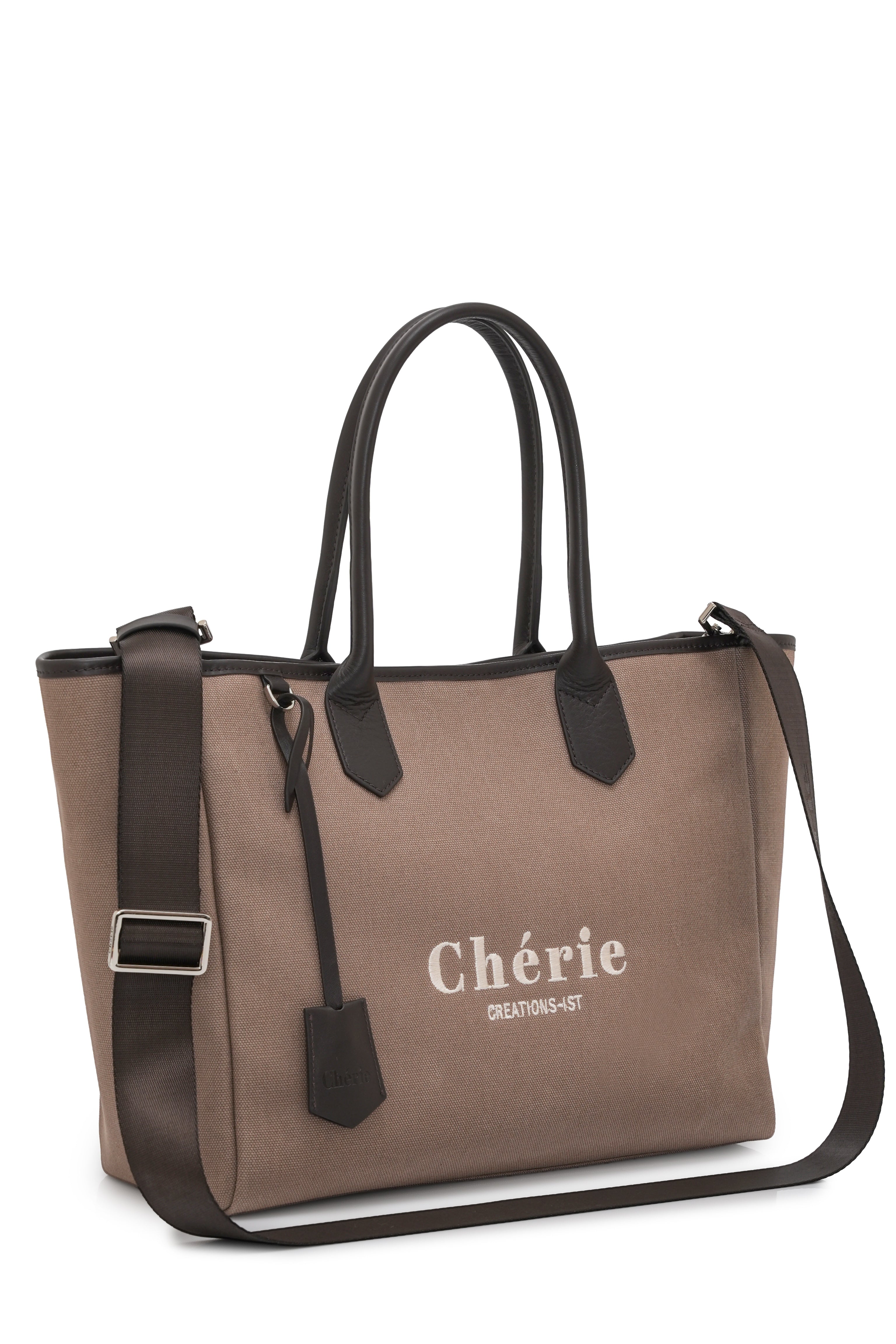 Rachel Canvas large taupe