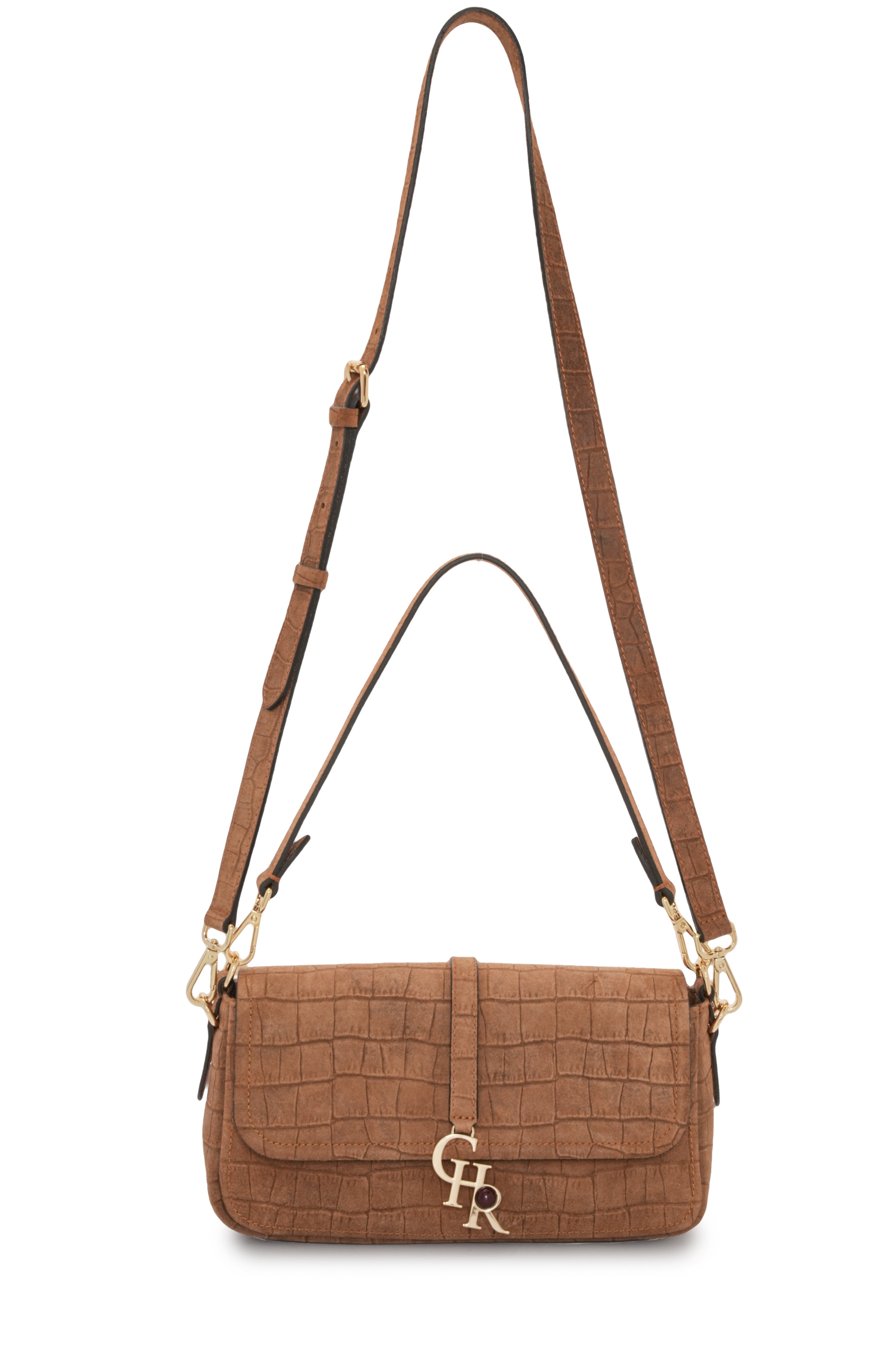 Stella - Tan Croc Suede | Medium