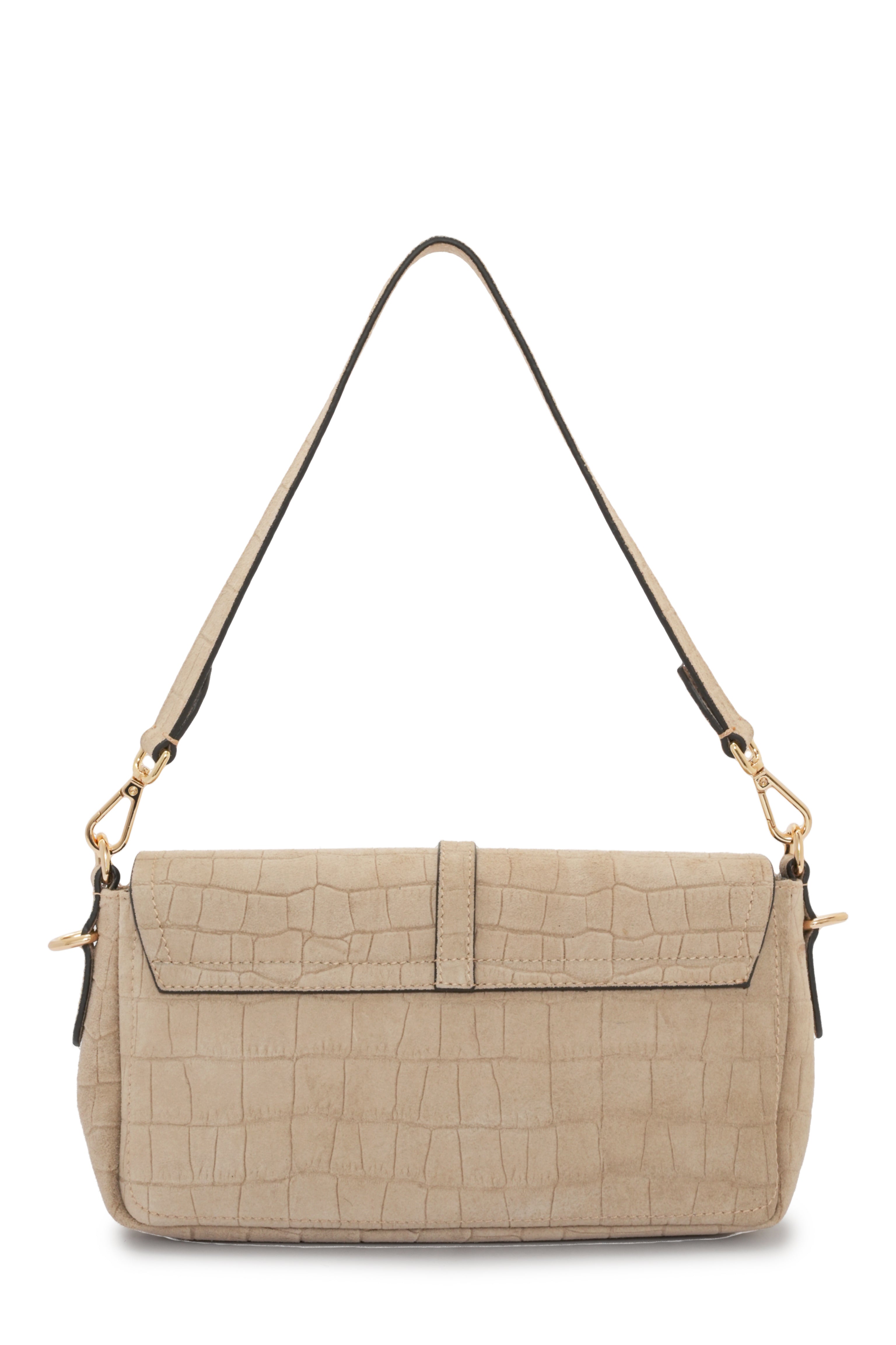 Stella - Biscuit  Croc Suede | Medium