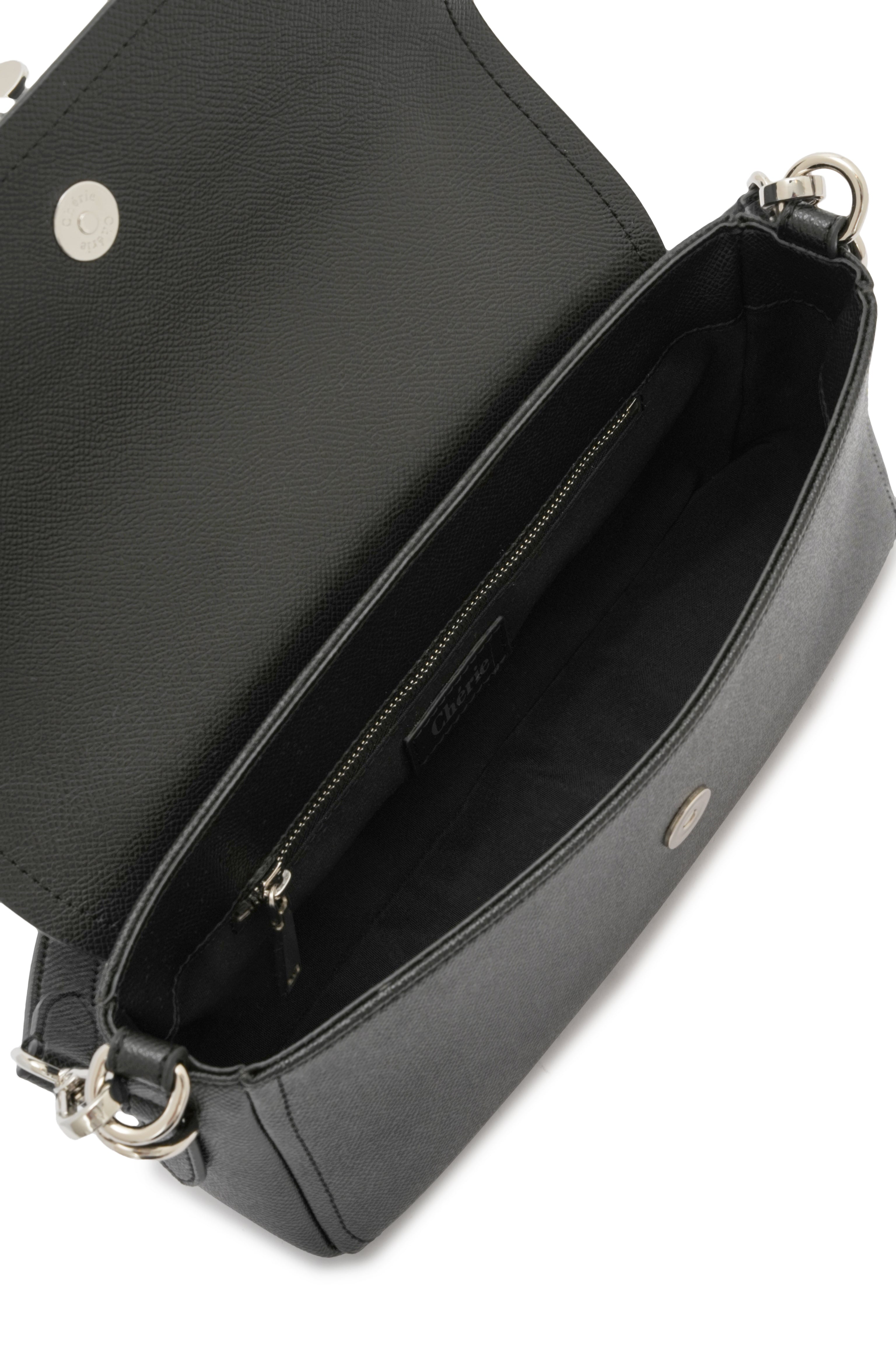 Stella - Black Vegan Leather | Medium
