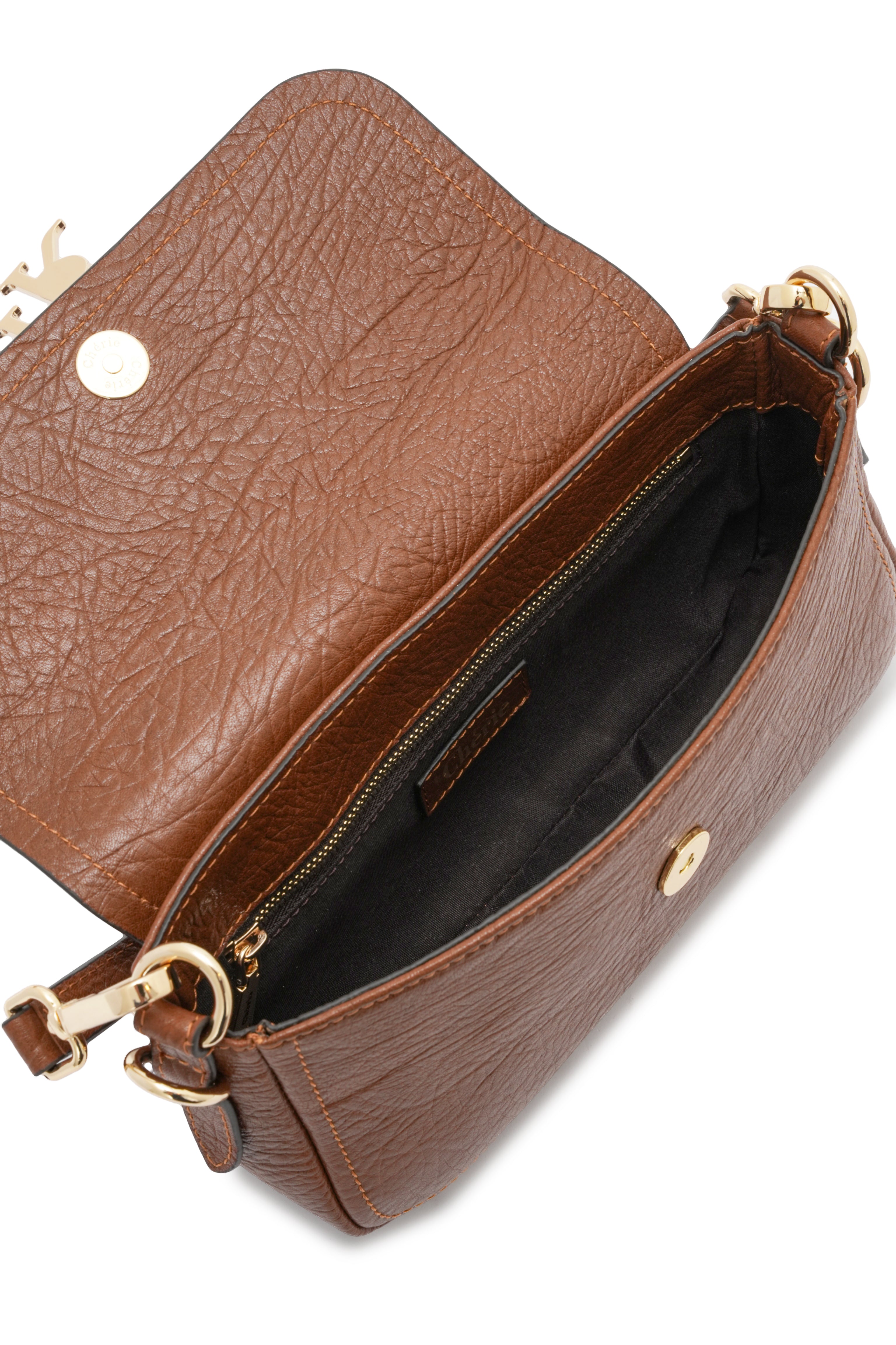Stella - Tan  Leather | Mini