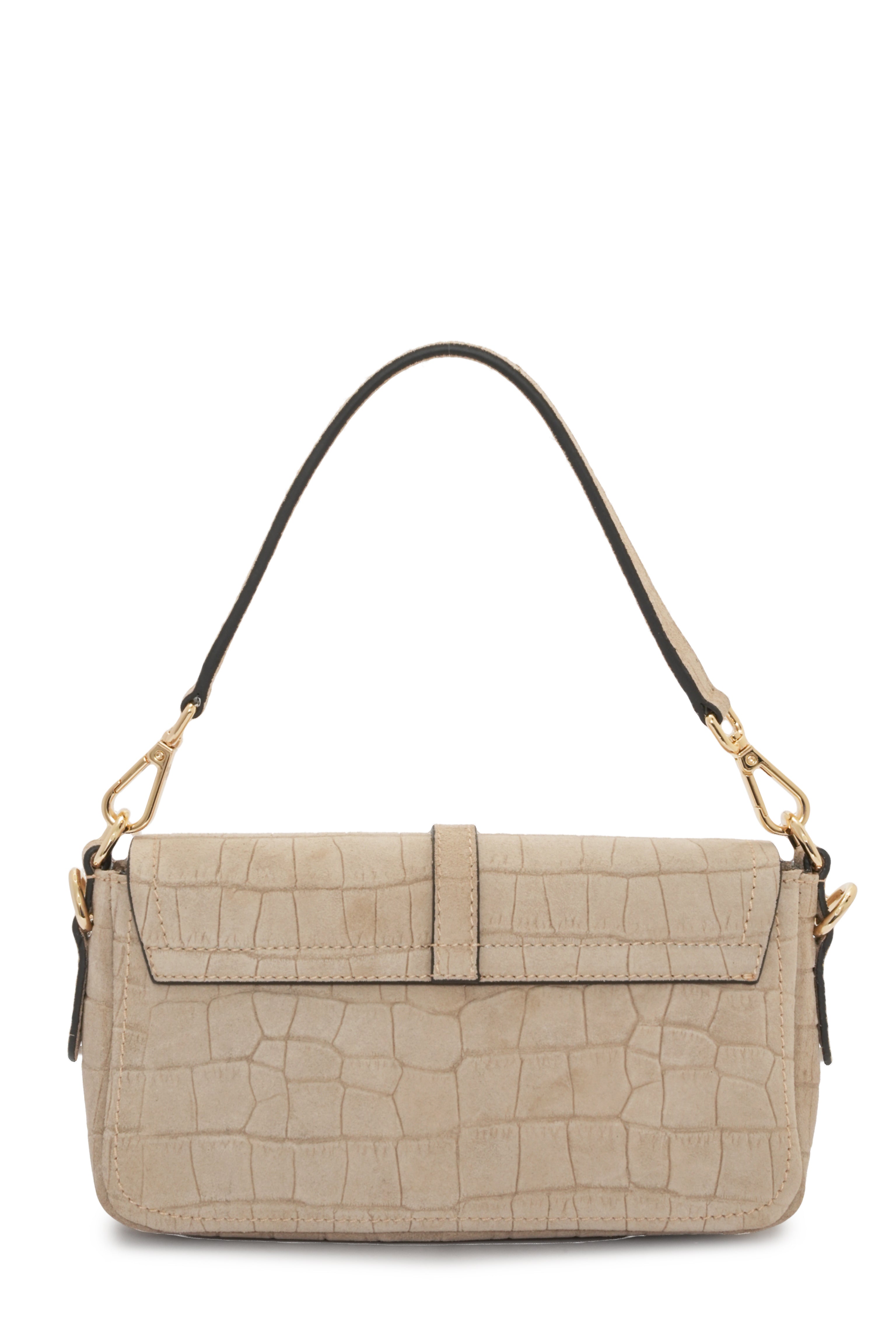 Stella - Biscuit Croc Suede | Mini