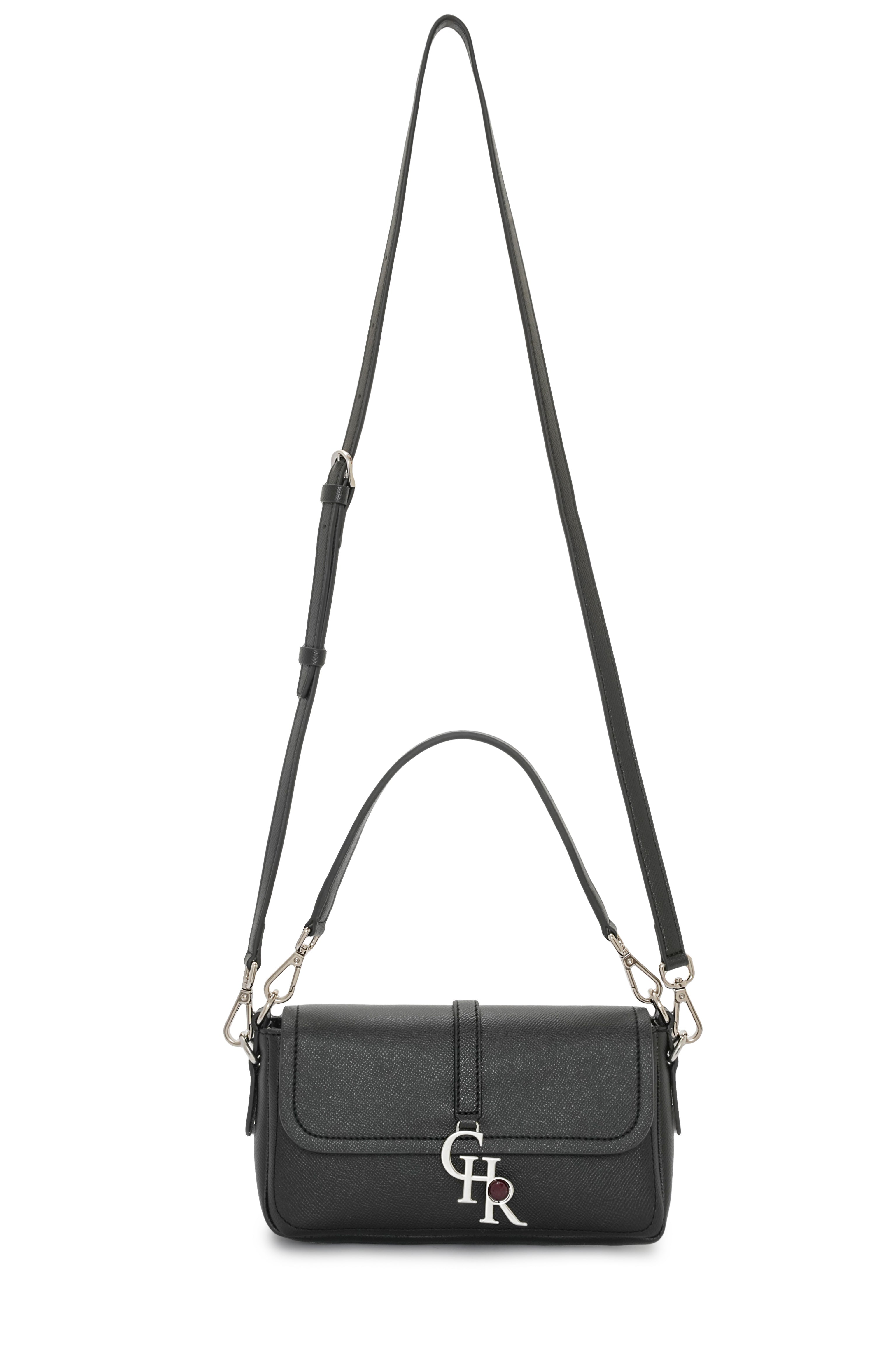 Stella - Black Vegan Leather | Mini
