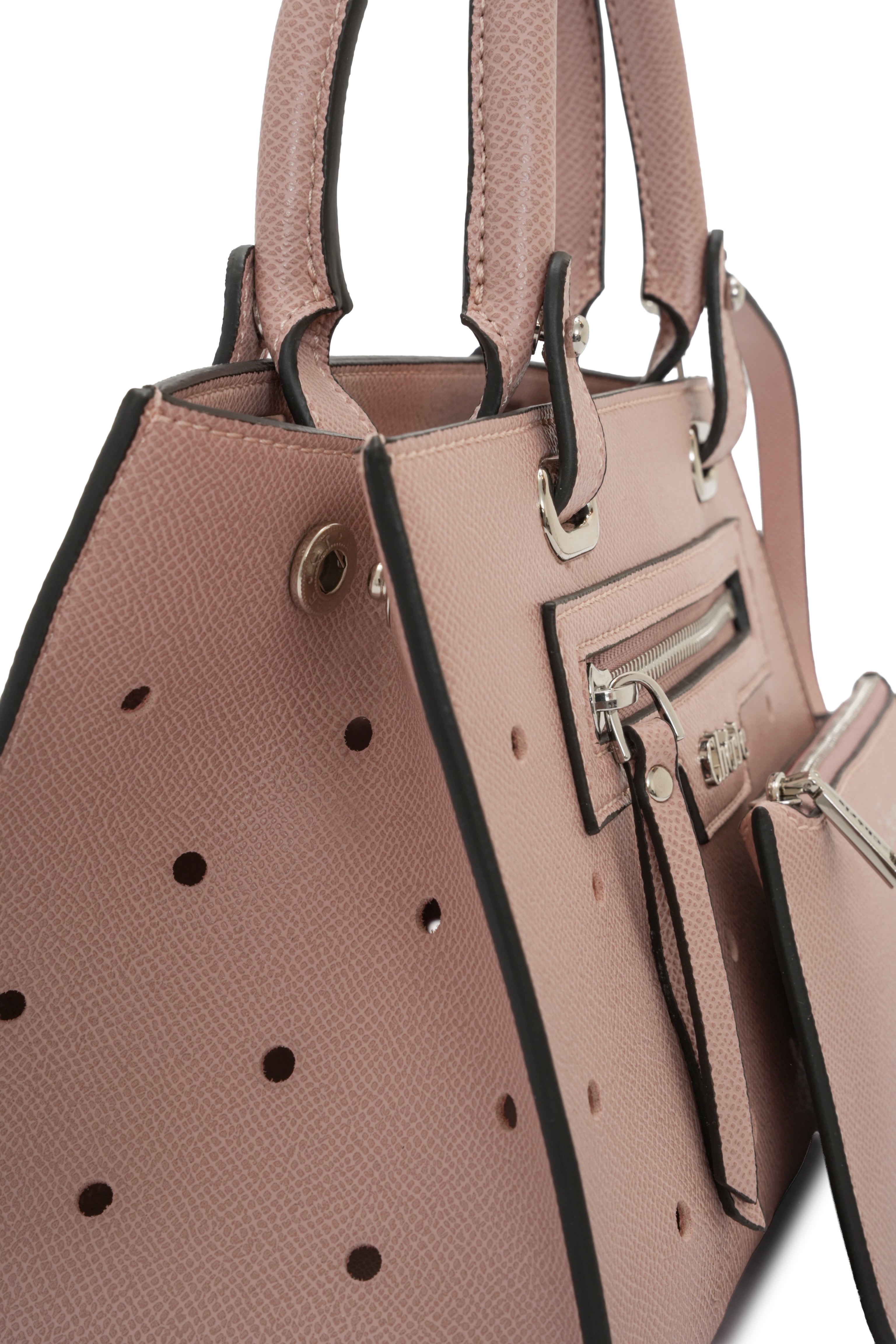 Paris -Pink Vegan Leather Mini
