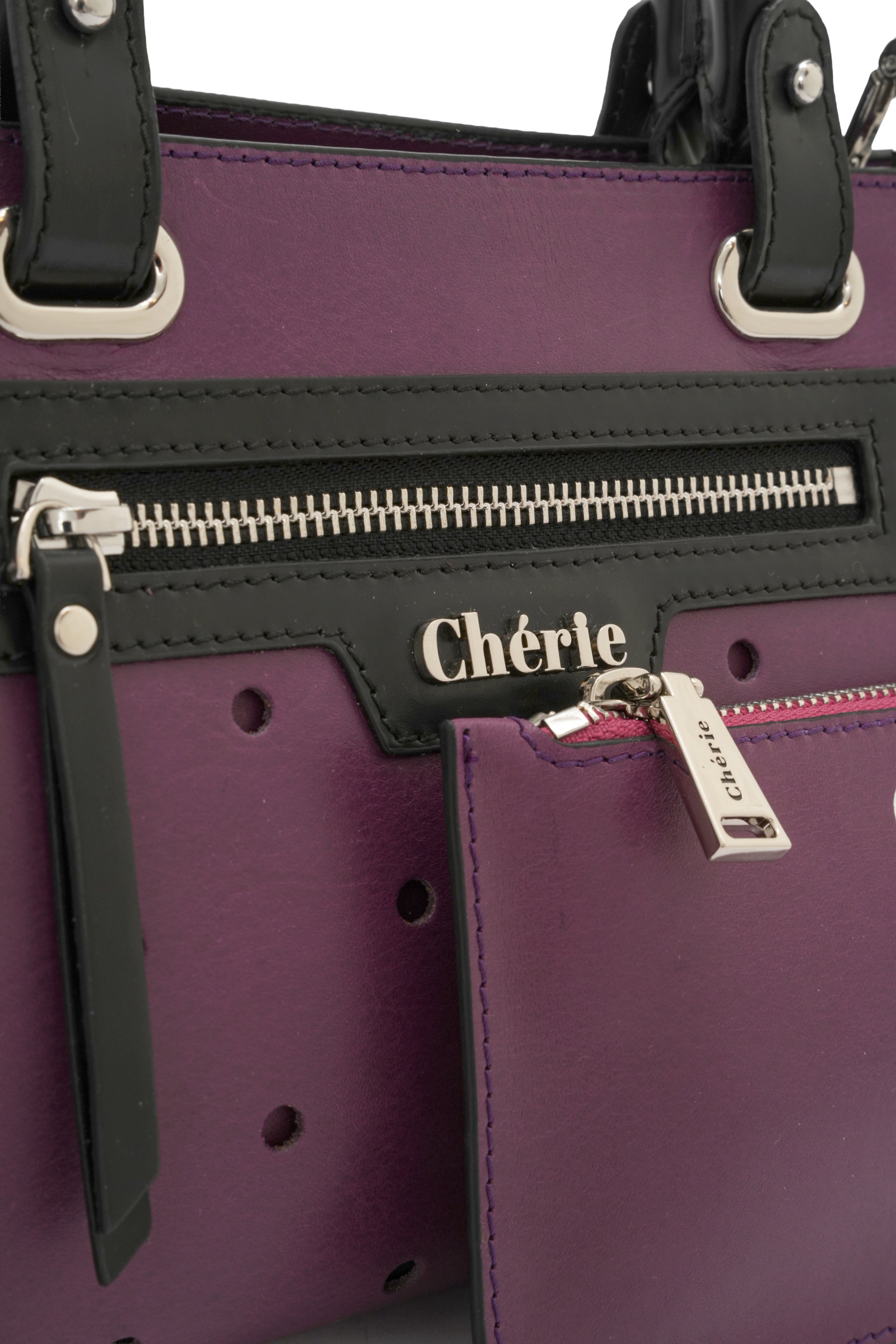 Paris - Purple Leather Mini