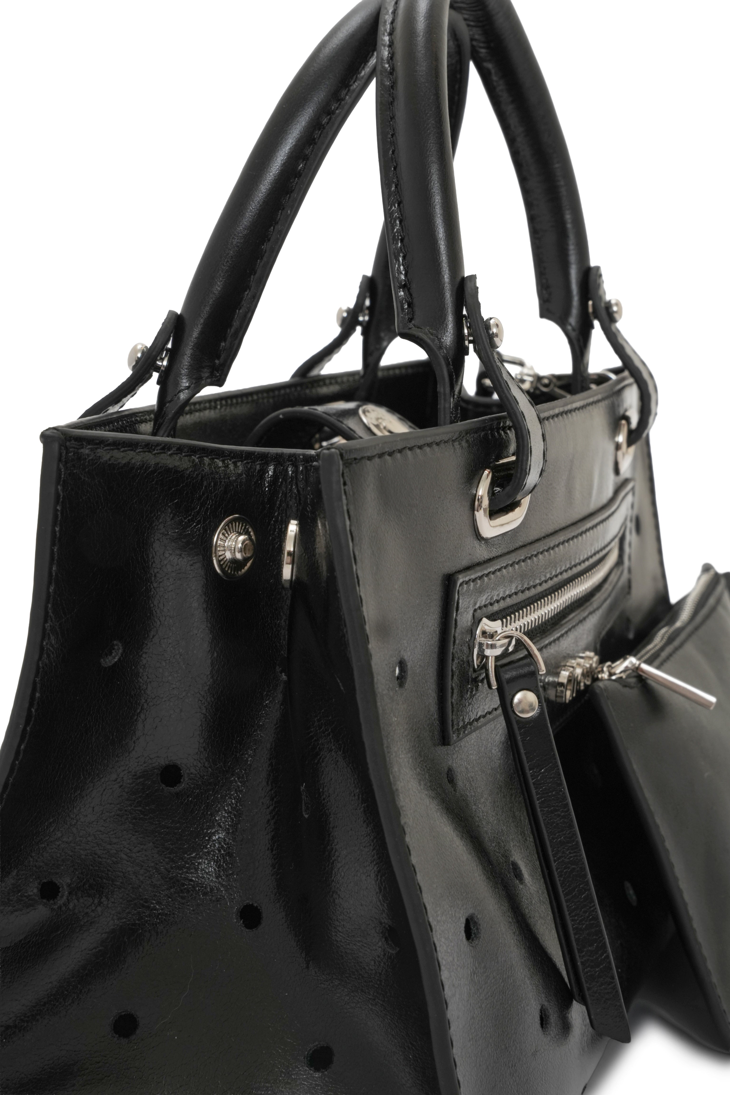Paris - Black Leather Mini