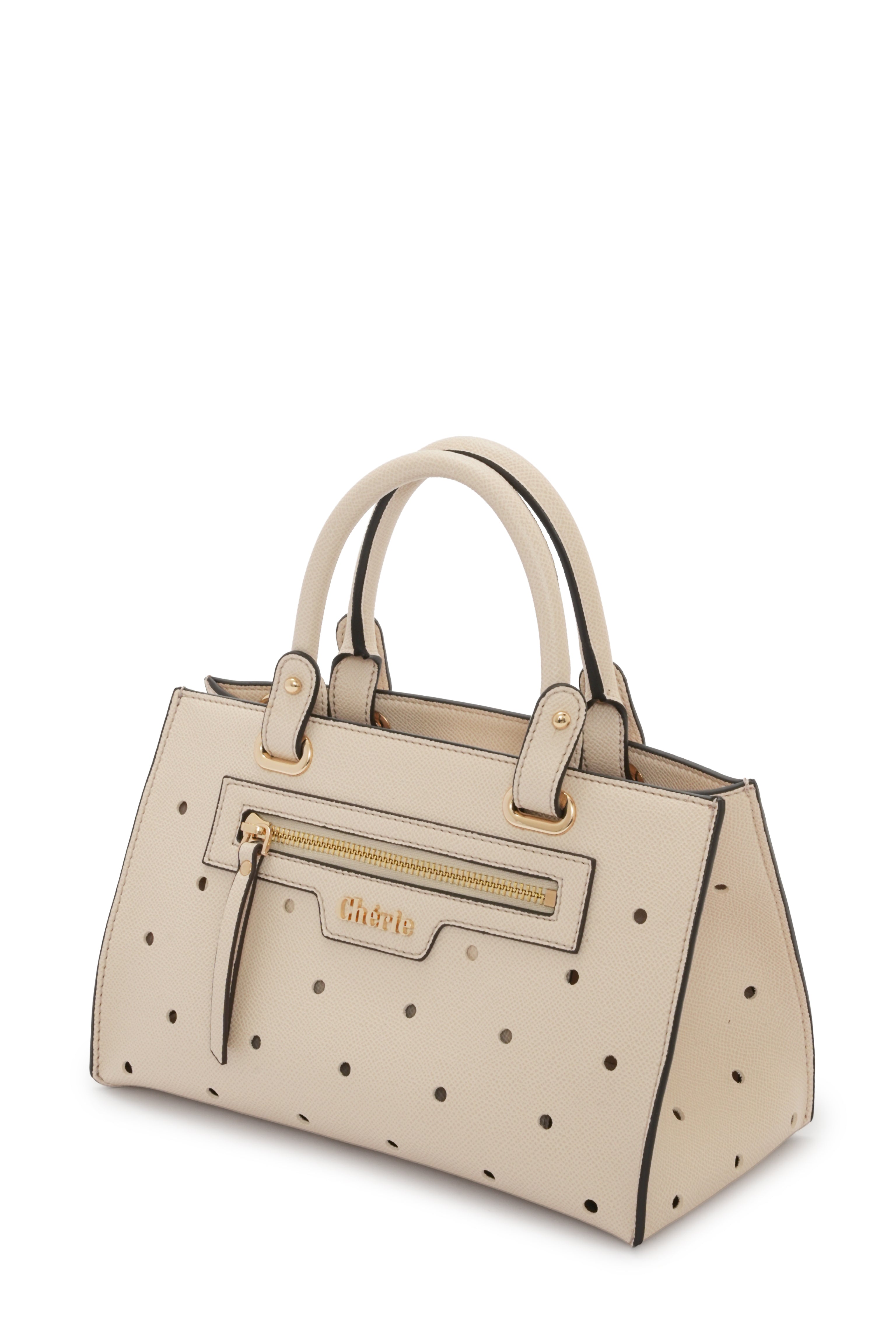 Paris - Beige Vegan Leather Mini