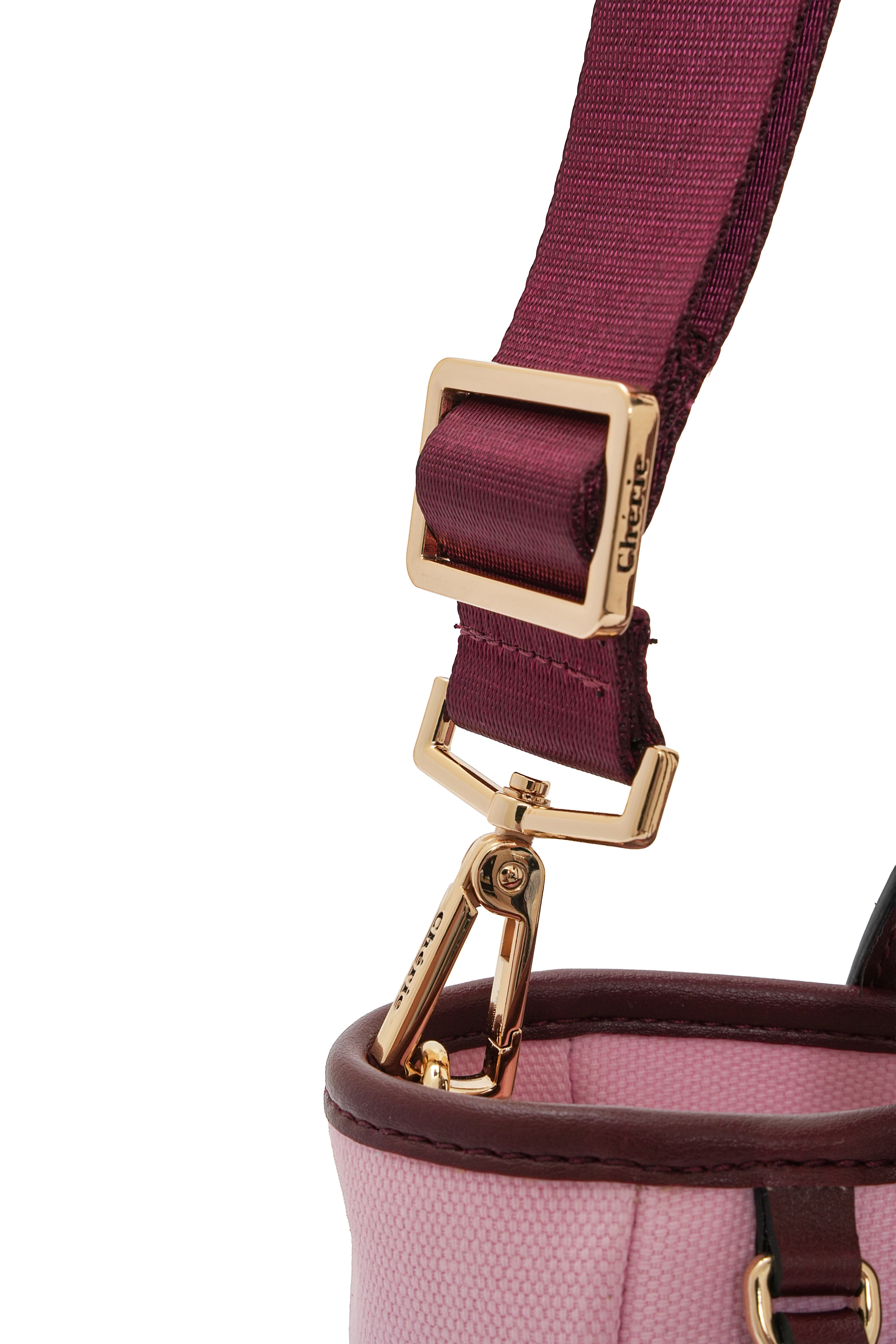 Bordo Gold askı toka ve klips bağlantı detayı