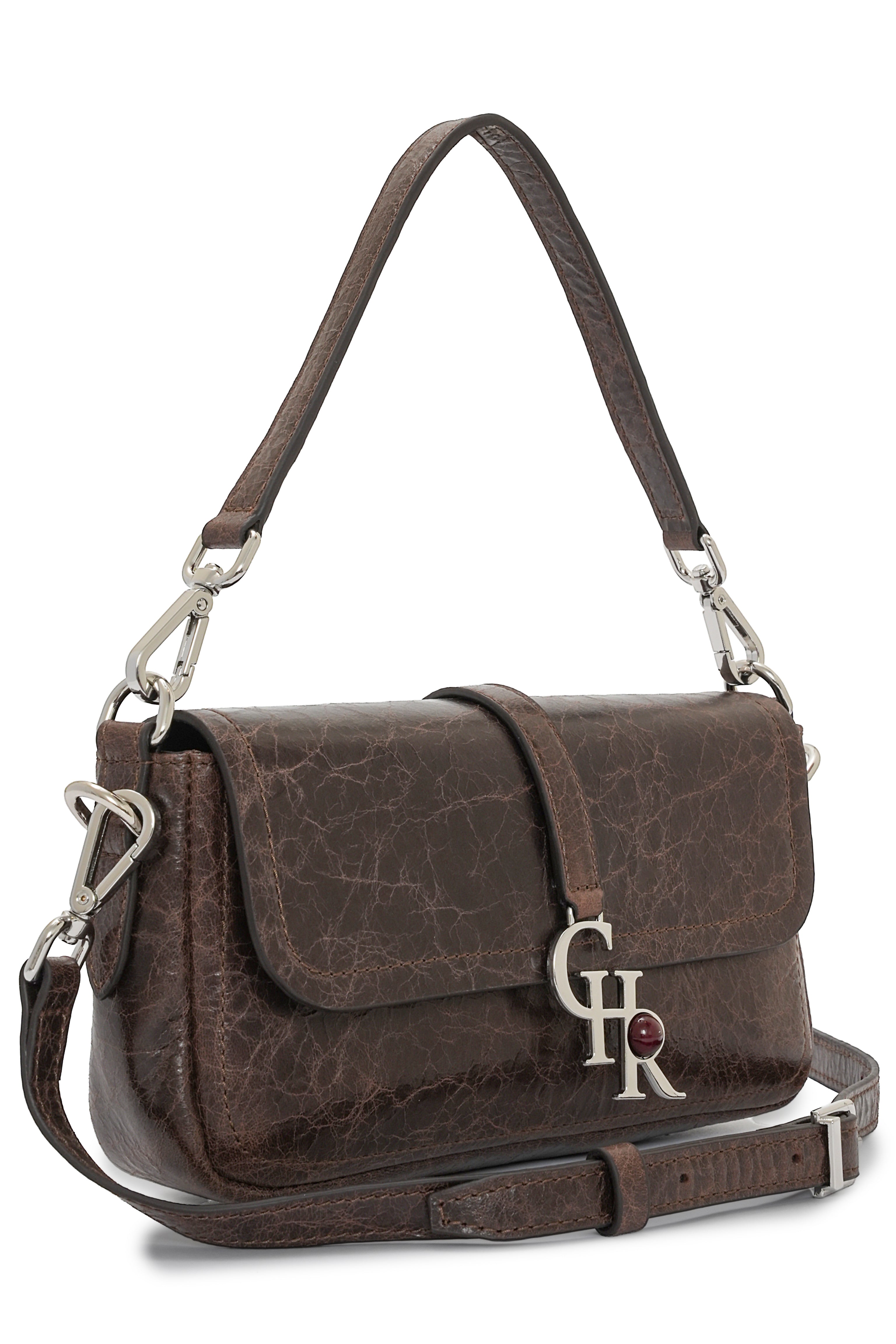 Stella -  Brown Crazy  Leather | Mini