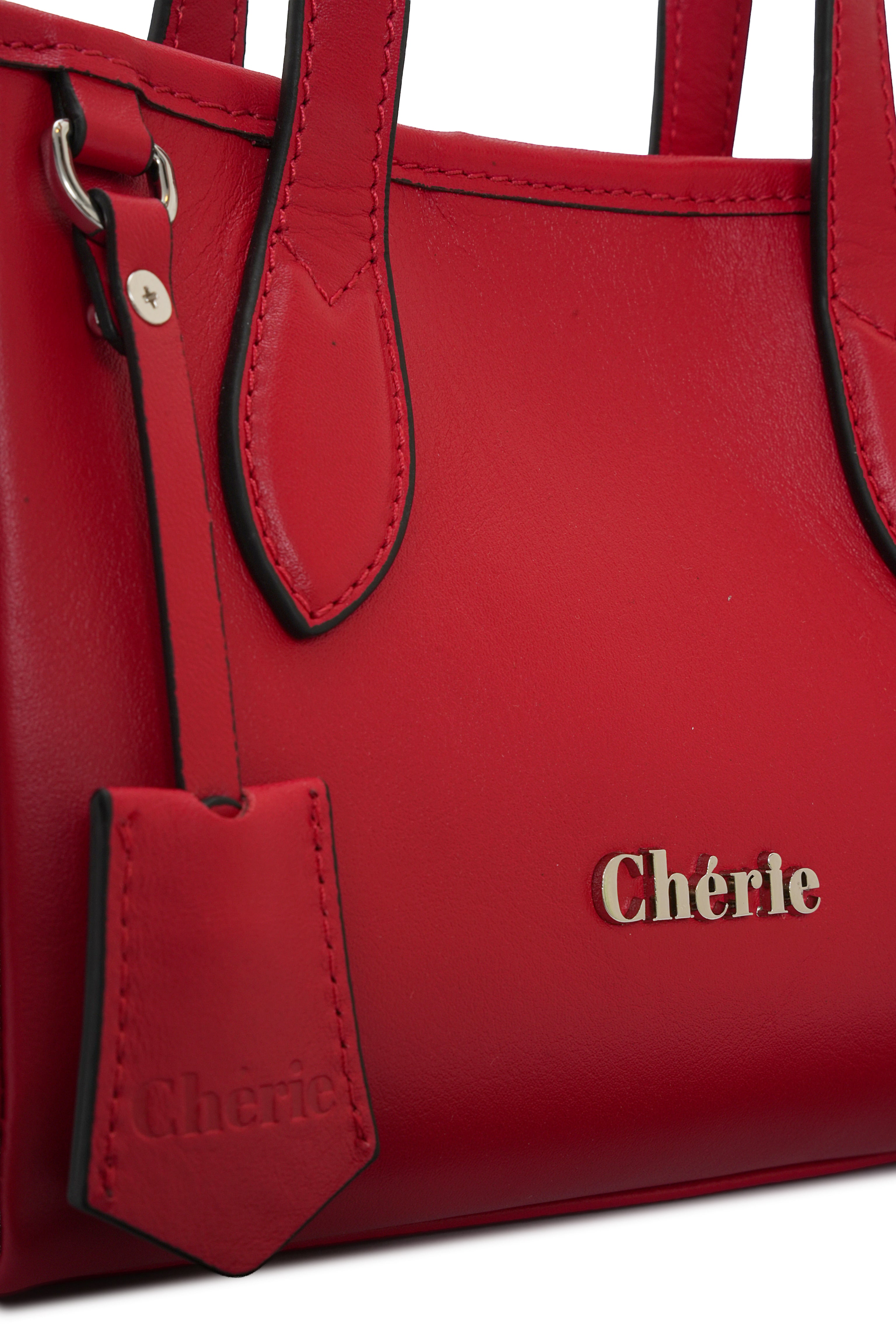 Rachel Baby -  Red Leather