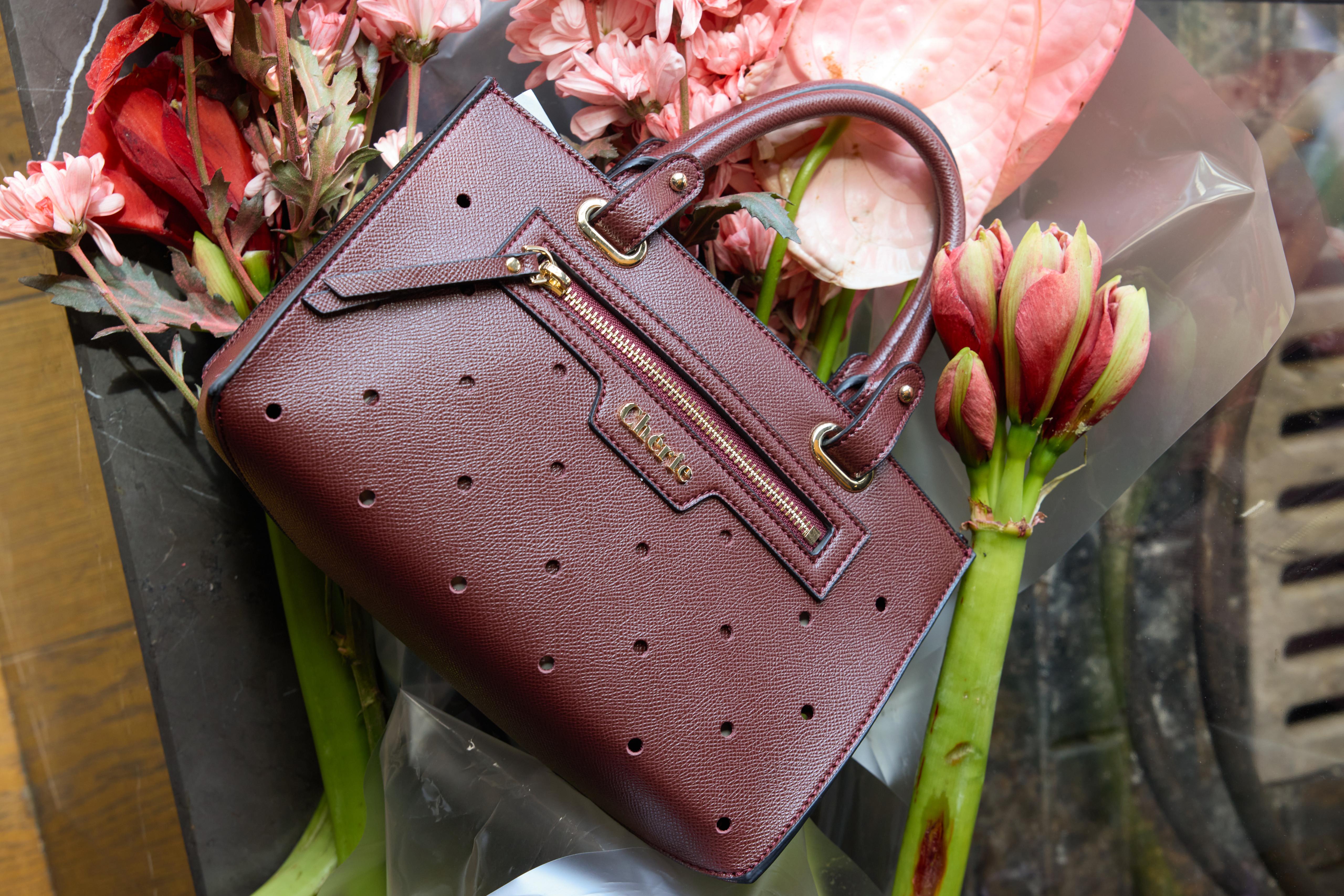 Paris - Burgundy  Vegan Leather Mini