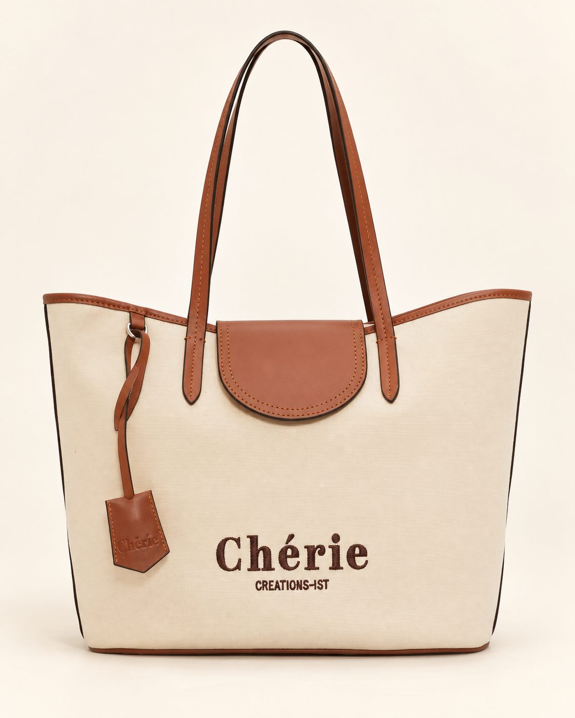 Chérie Cosmo Canvas Beige önden ürün fotoğrafı