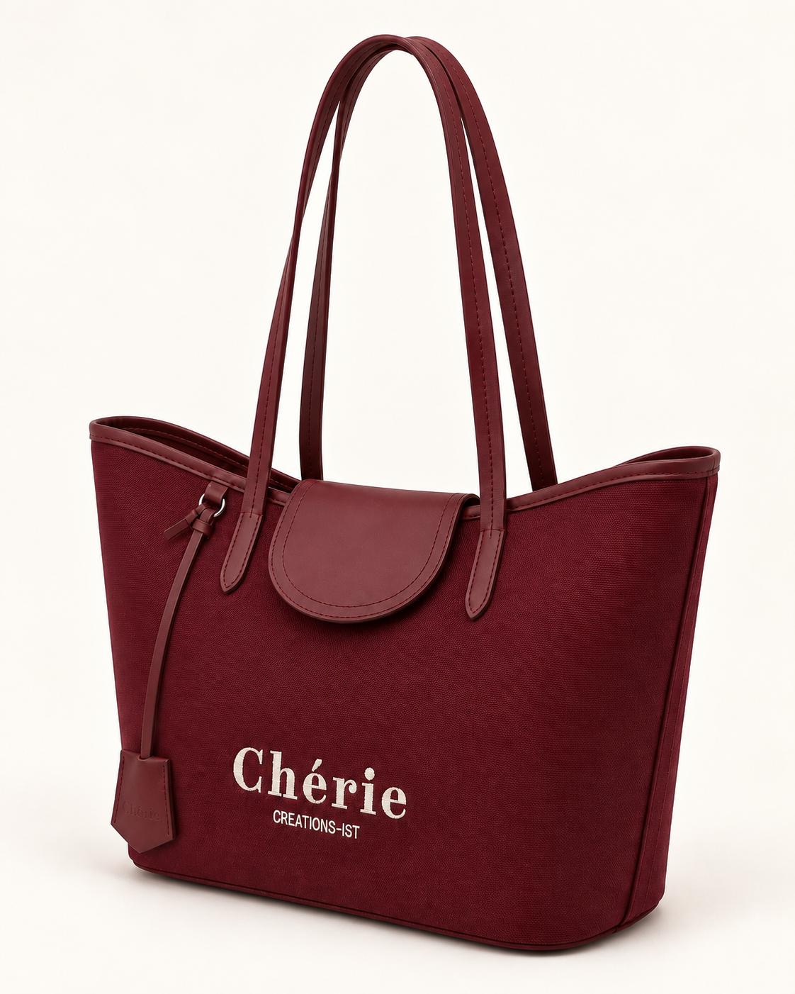 Chérie Cosmo Canvas Burgundy ürün fotoğrafı 3