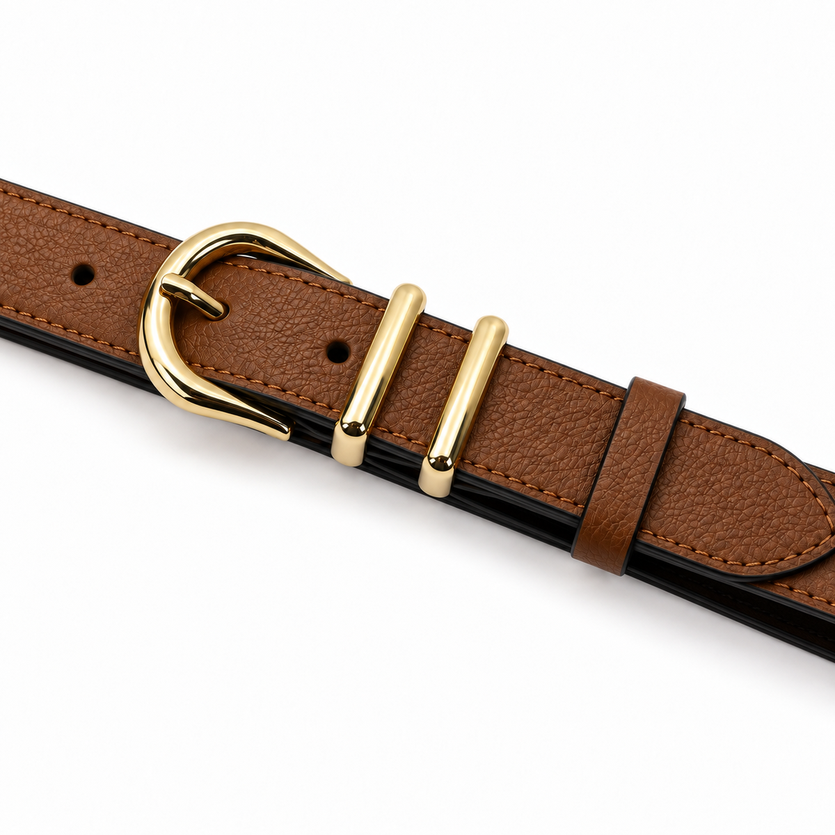 Cozy 3 cm Gold Taba Floter Deri – Görsel 2