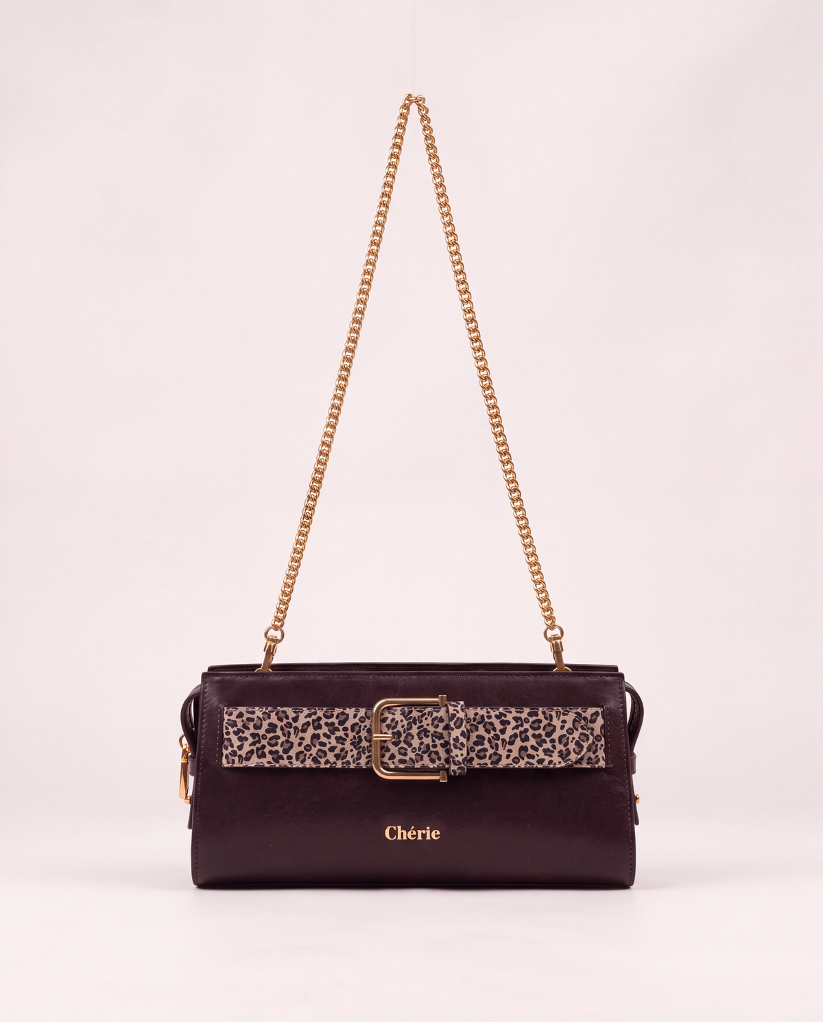 Serena Brown Leopard – uzun zincirle önden