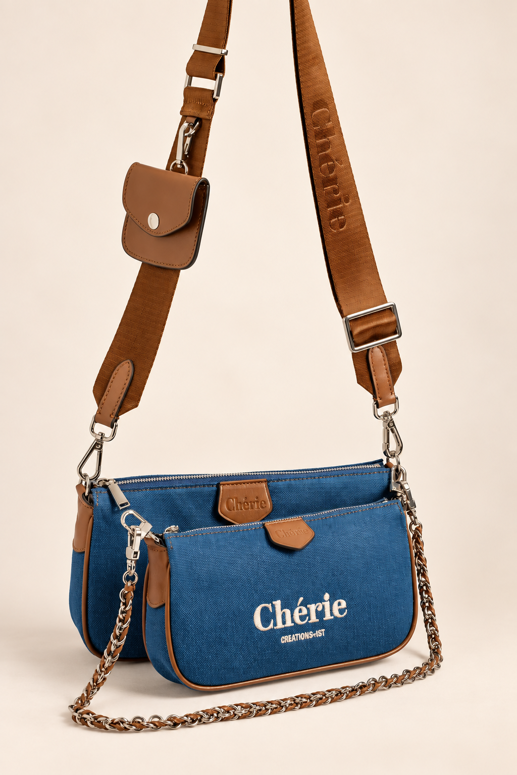 Chérie Lovita Jean Blue kanvas ürün fotoğrafı 1
