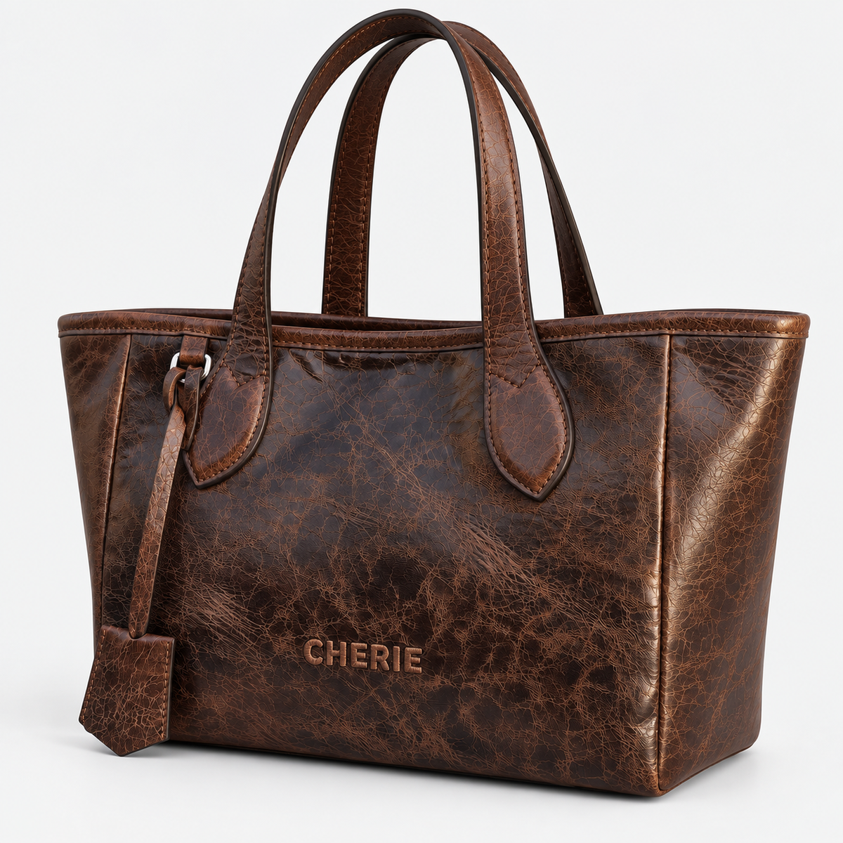 Rachel Medium Crazy Leather Brown — Sağ çapraz görünüş